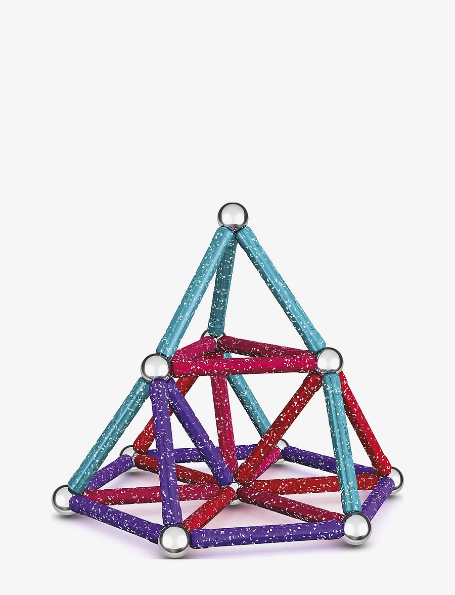 Geomag - Geomag Glitter Recycled 60 Pcs - building sets - multi coloured - 2