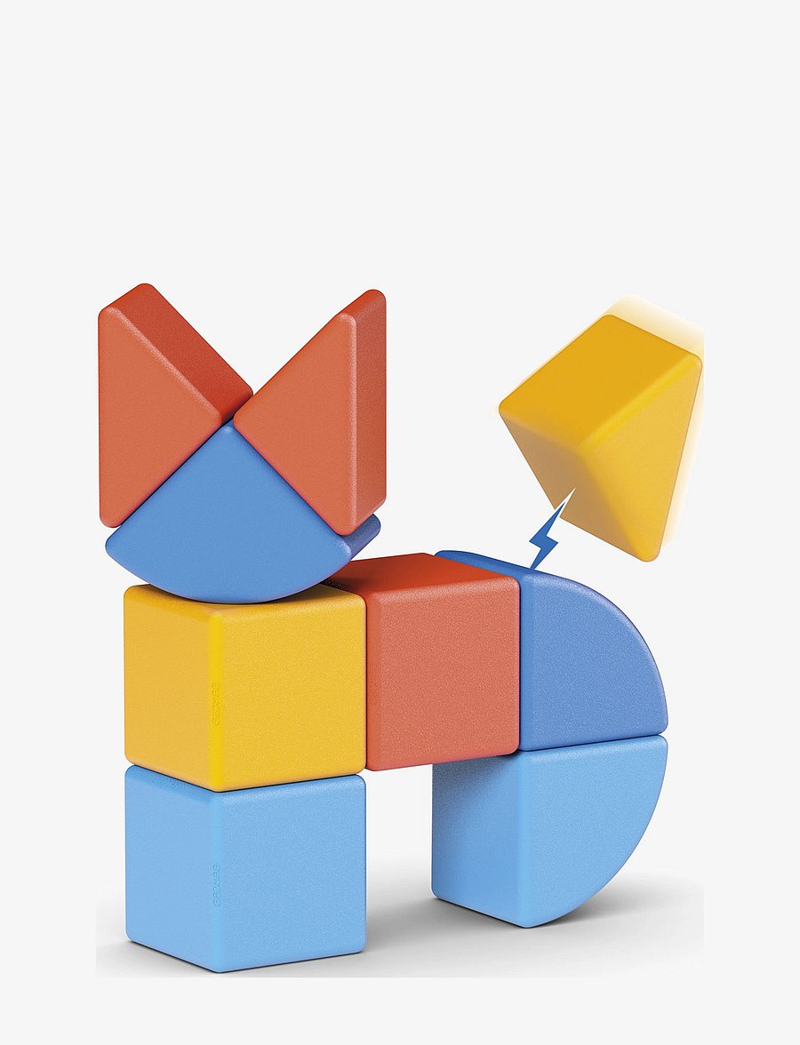 Geomag - Geomag Magicube Shapes Animals Recycled 9 Pcs - byggeklosser - multi coloured - 2