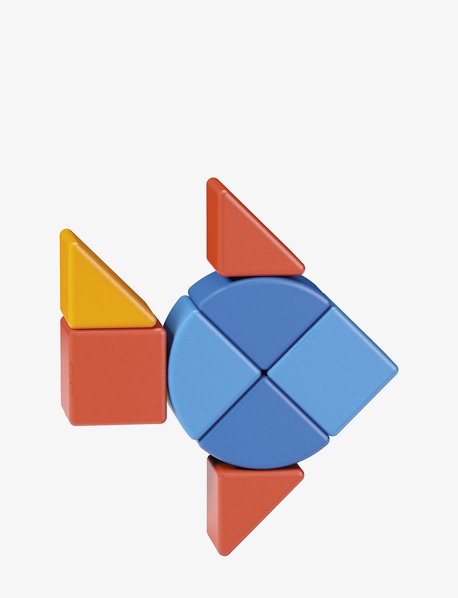 Geomag - Geomag Magicube Shapes Animals Recycled 9 Pcs - byggeklosser - multi coloured - 4