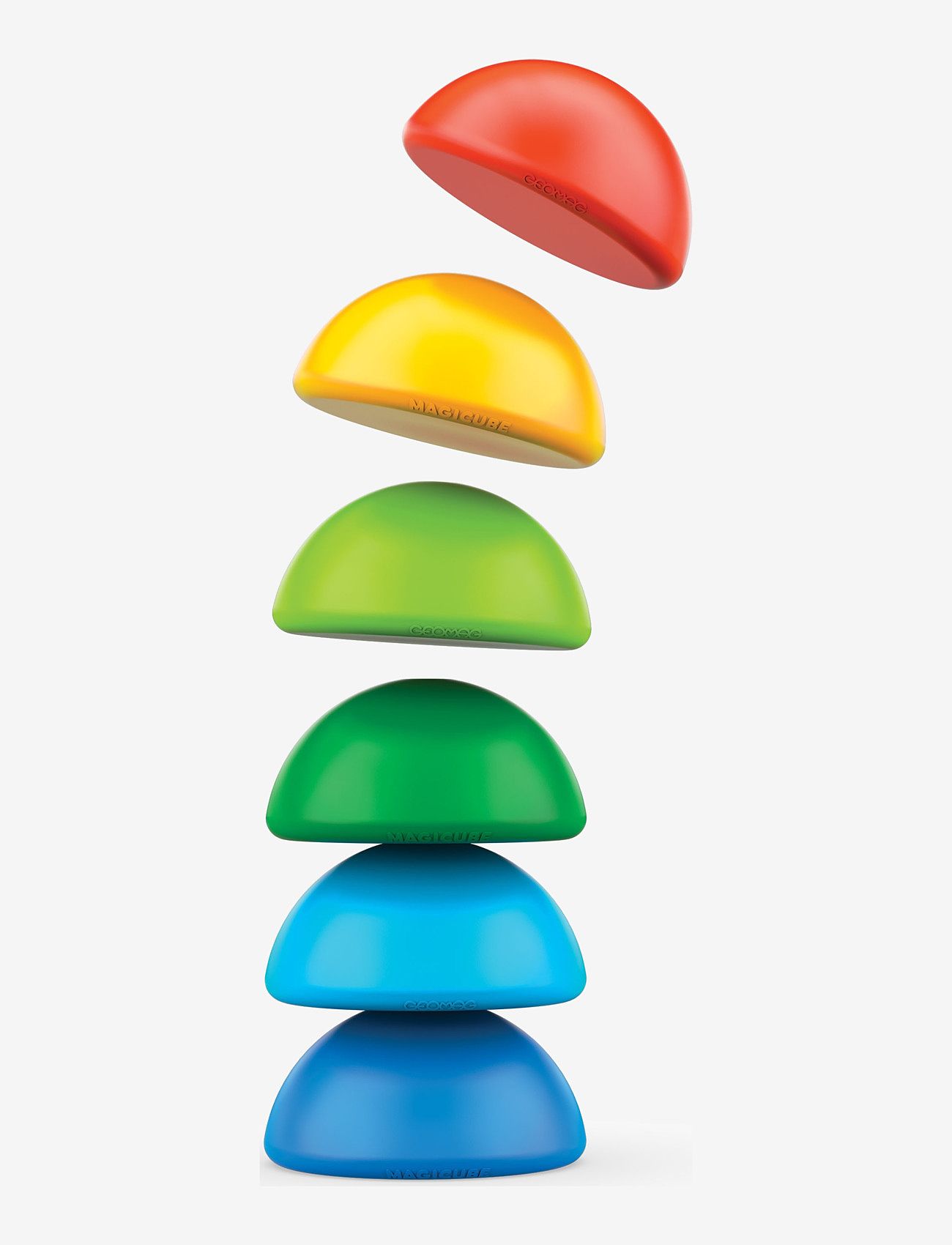 Geomag - GEOMAG MAGICUBE MAGIC STACKING 6 PCS - julegaver under 300kr - multi coloured - 1