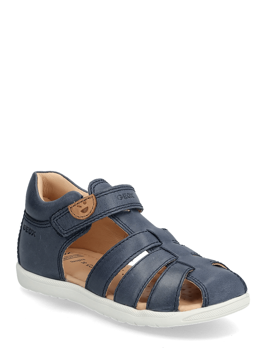 GEOX - B SANDAL MACCHIA BOY - lauflernschuhe - navy - 0