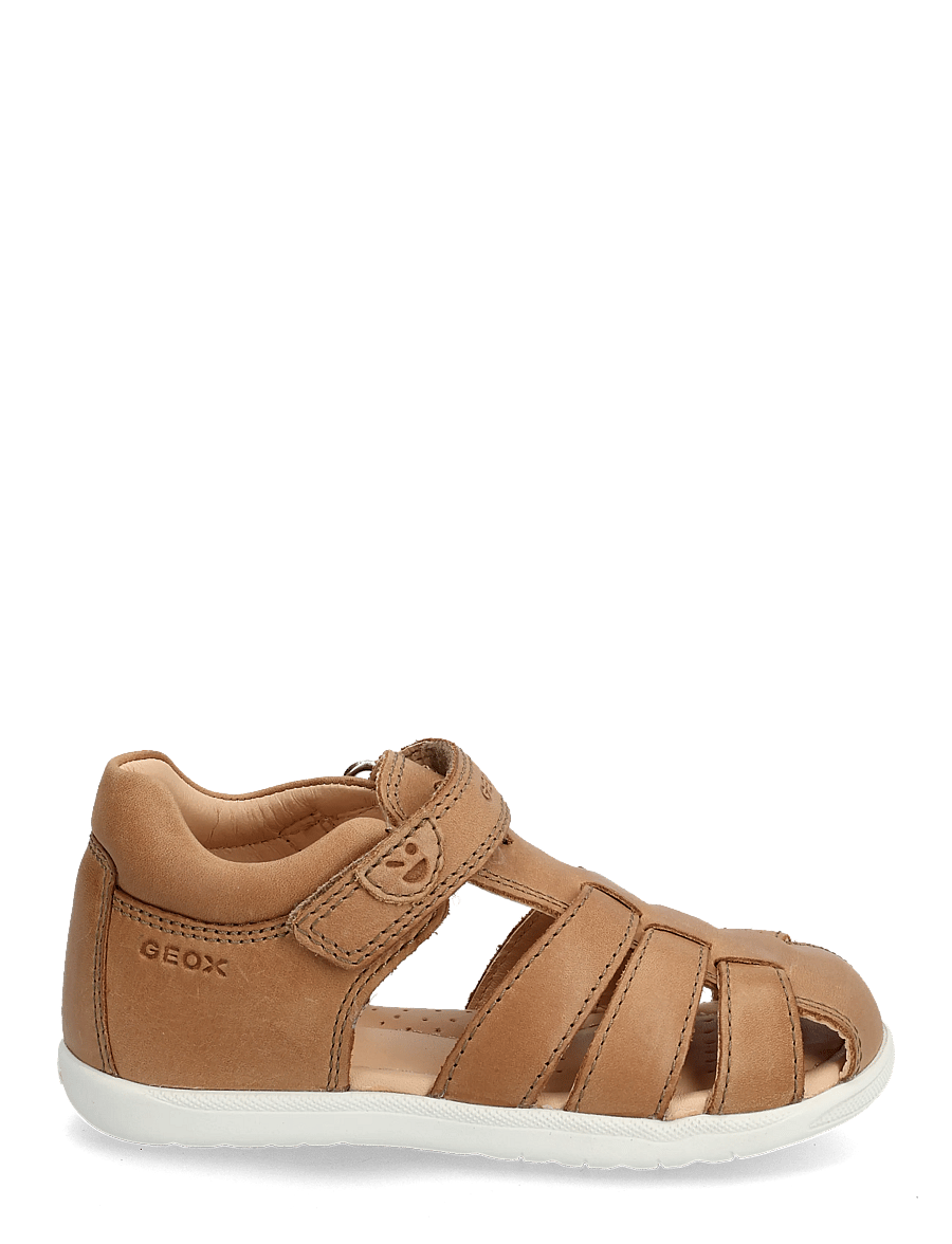 GEOX - B SANDAL MACCHIA BOY - lær-å-gå-sko - whisky - 2
