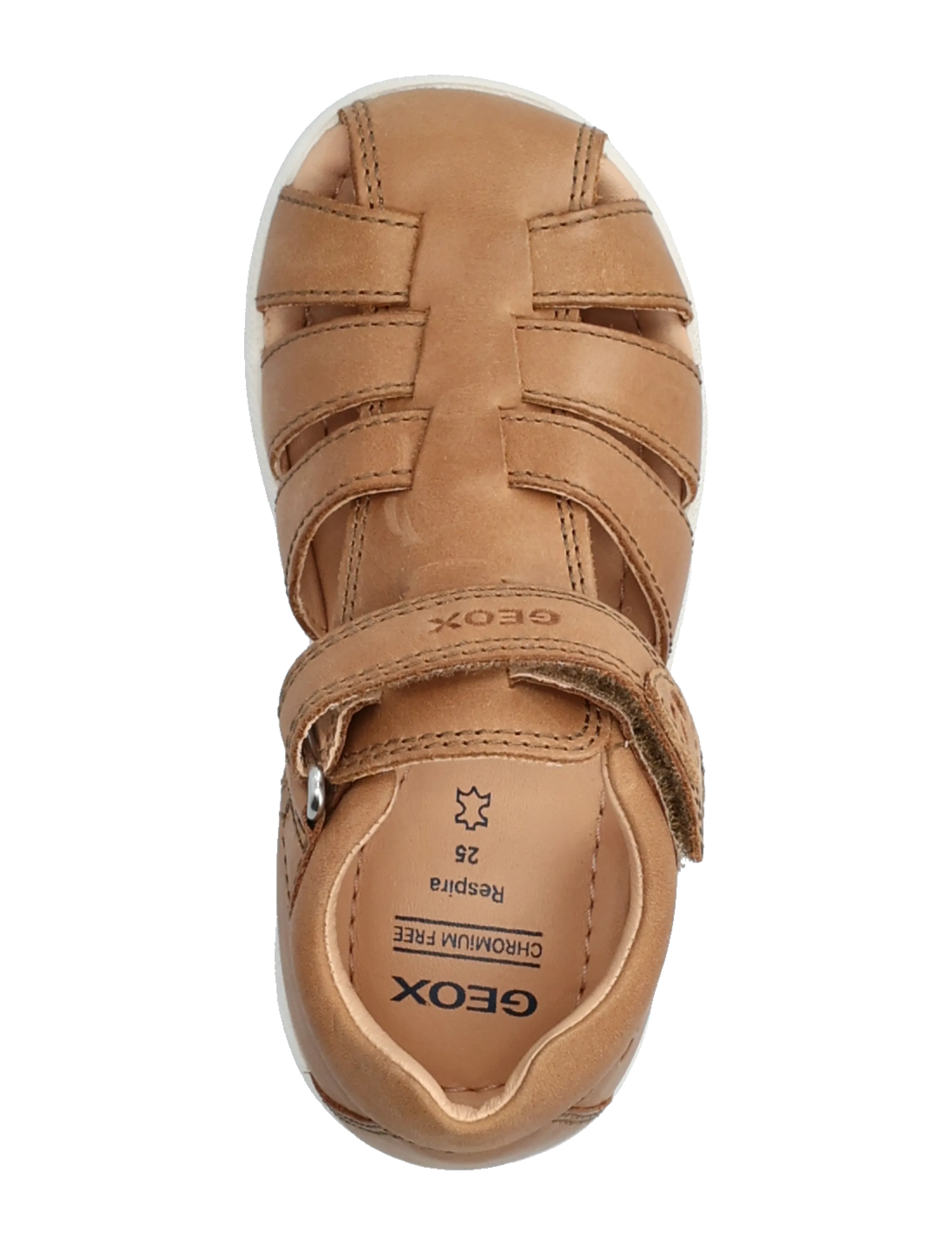 GEOX - B SANDAL MACCHIA BOY - lauflernschuhe - whisky - 3