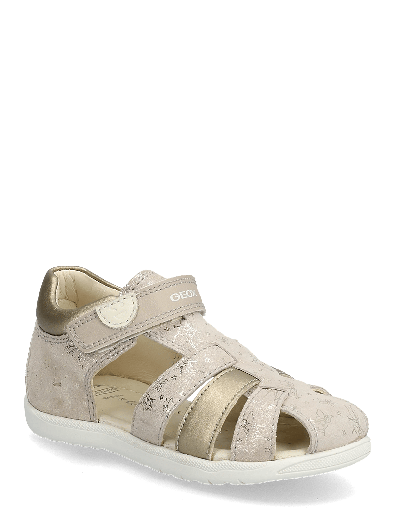 GEOX - B SANDAL MACCHIA GIR - begyndersko - skin/platinum - 0