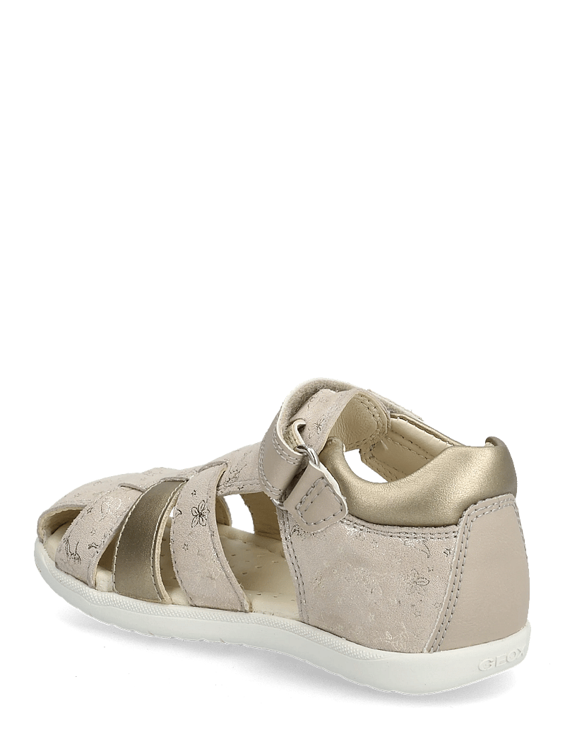 GEOX - B SANDAL MACCHIA GIR - begyndersko - skin/platinum - 1
