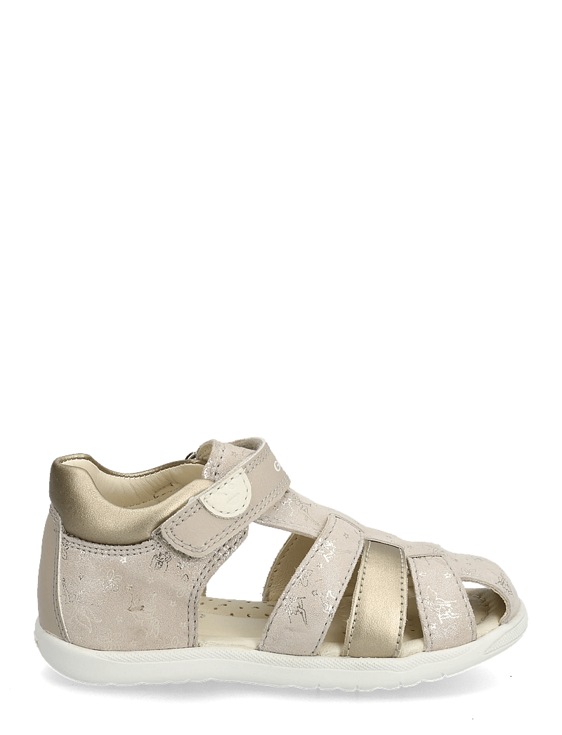 GEOX - B SANDAL MACCHIA GIR - begyndersko - skin/platinum - 2