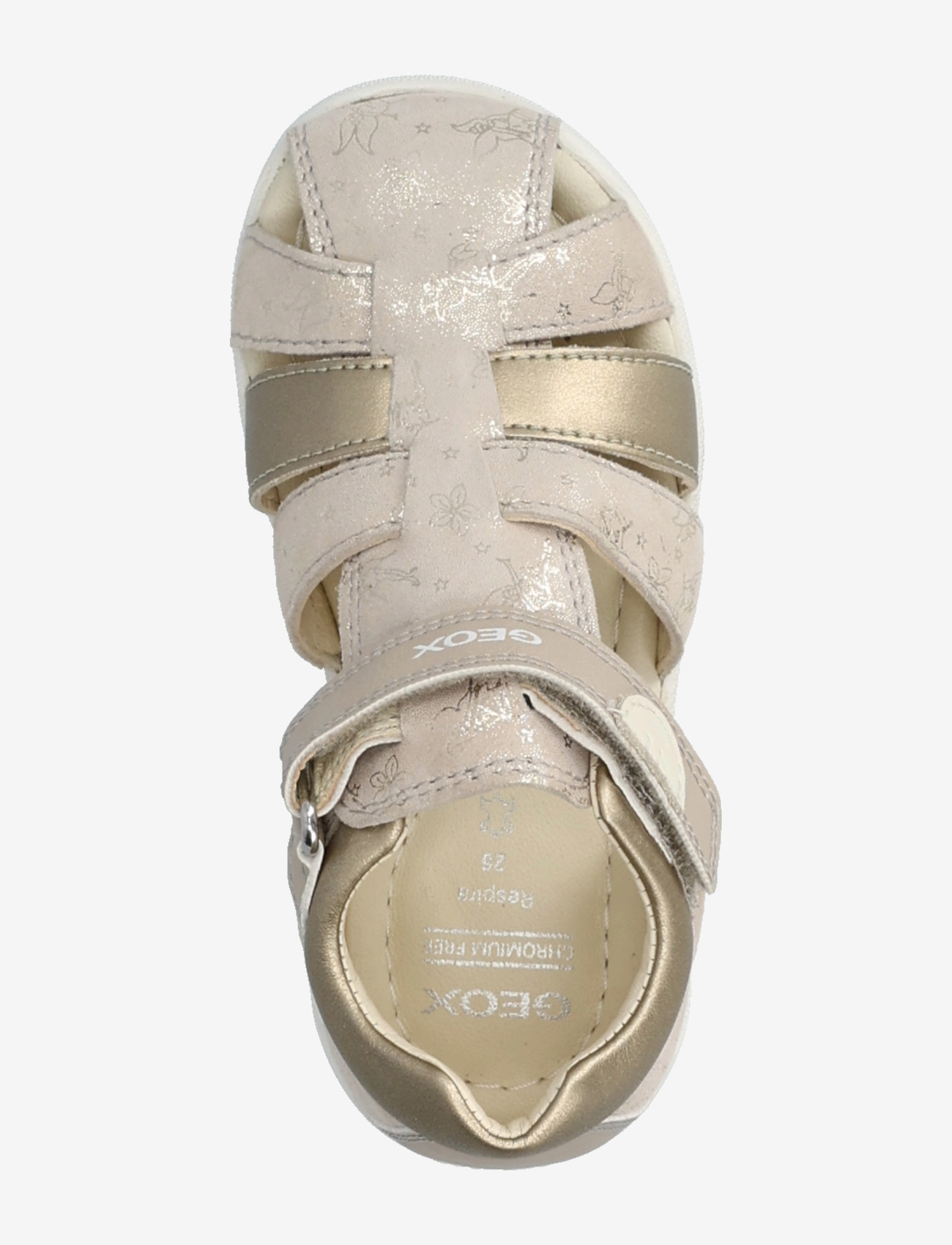 GEOX - B SANDAL MACCHIA GIR - pre-walkers - skin/platinum - 3