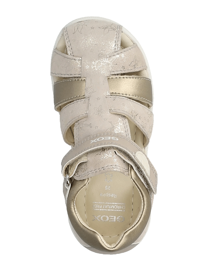 GEOX - B SANDAL MACCHIA GIR - begyndersko - skin/platinum - 3