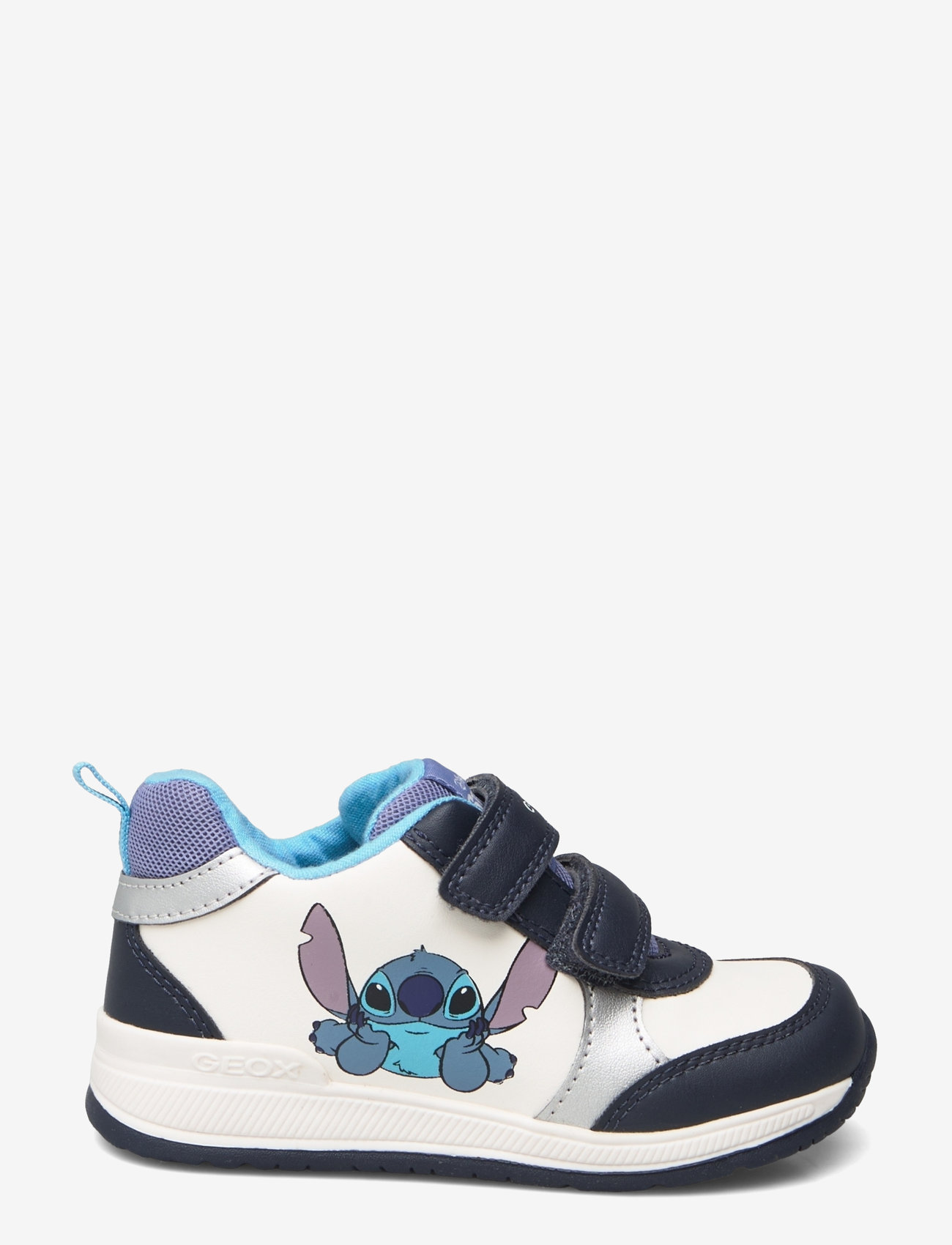 GEOX - B RISHON BOY A - niedriger schnitt - lt ivory/navy - 1