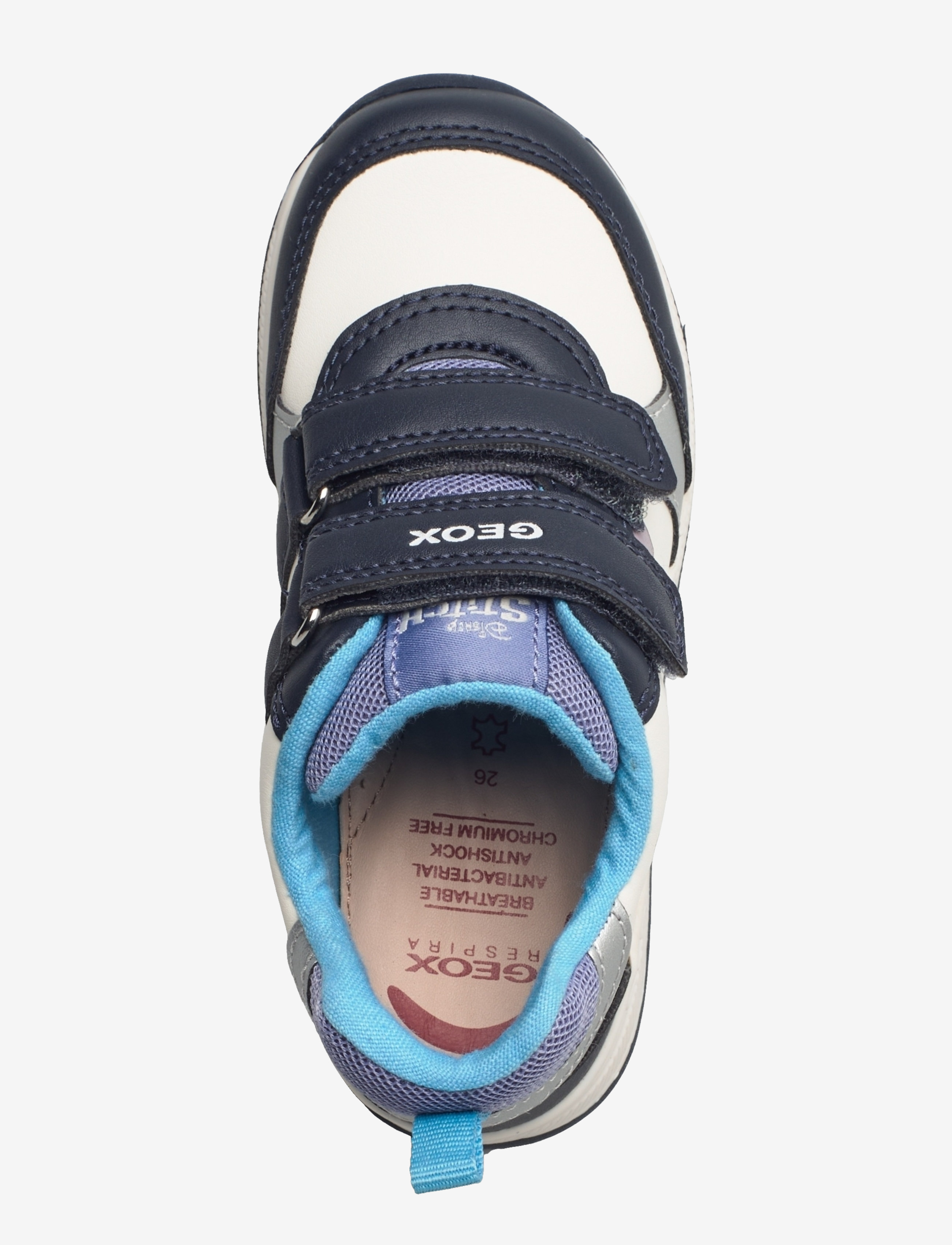 GEOX - B RISHON BOY A - summer savings - lt ivory/navy - 3