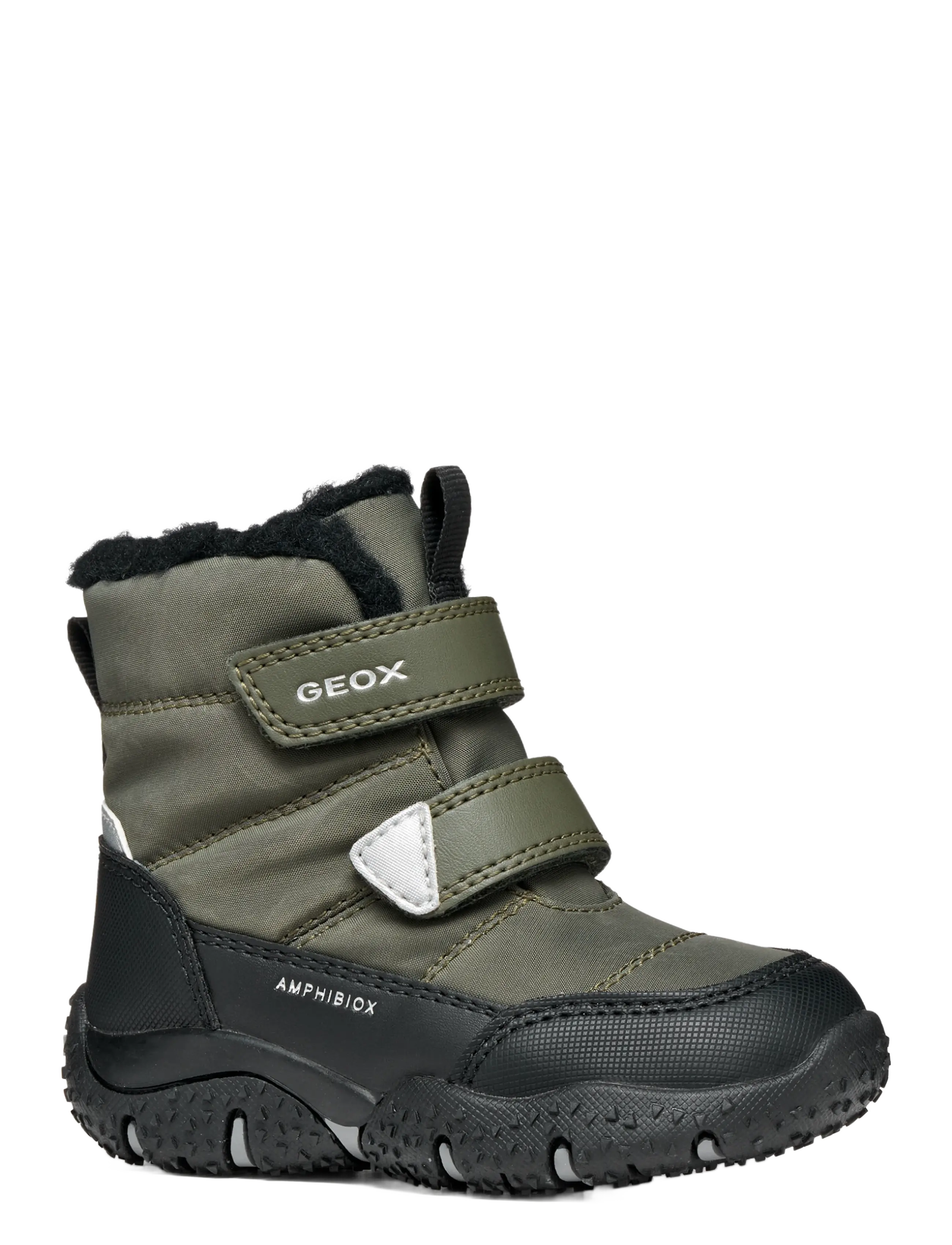 GEOX B BALTIC BOY B ABX C - Vintersport - DARK GREEN/BLACK / khaki/green