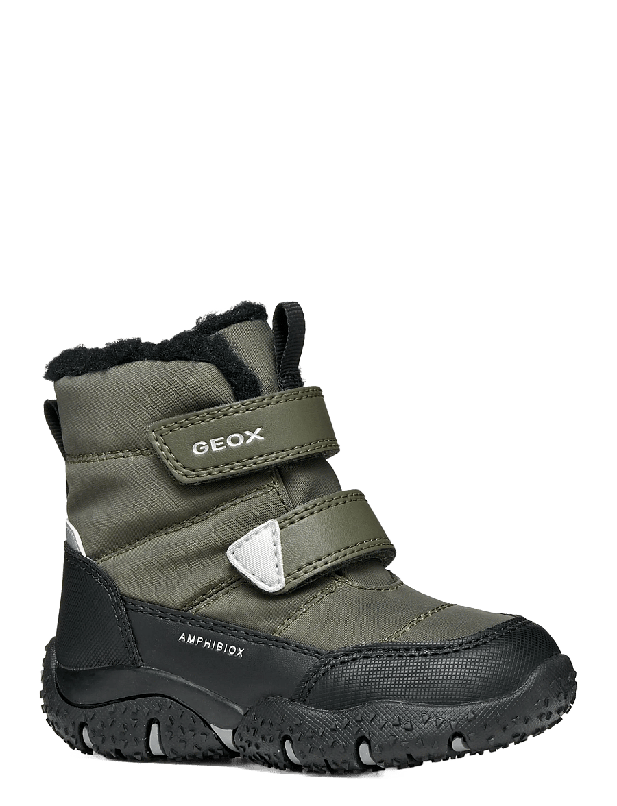 GEOX - B BALTIC BOY B ABX C - fodrade gummistövlar - dark green/black - 0
