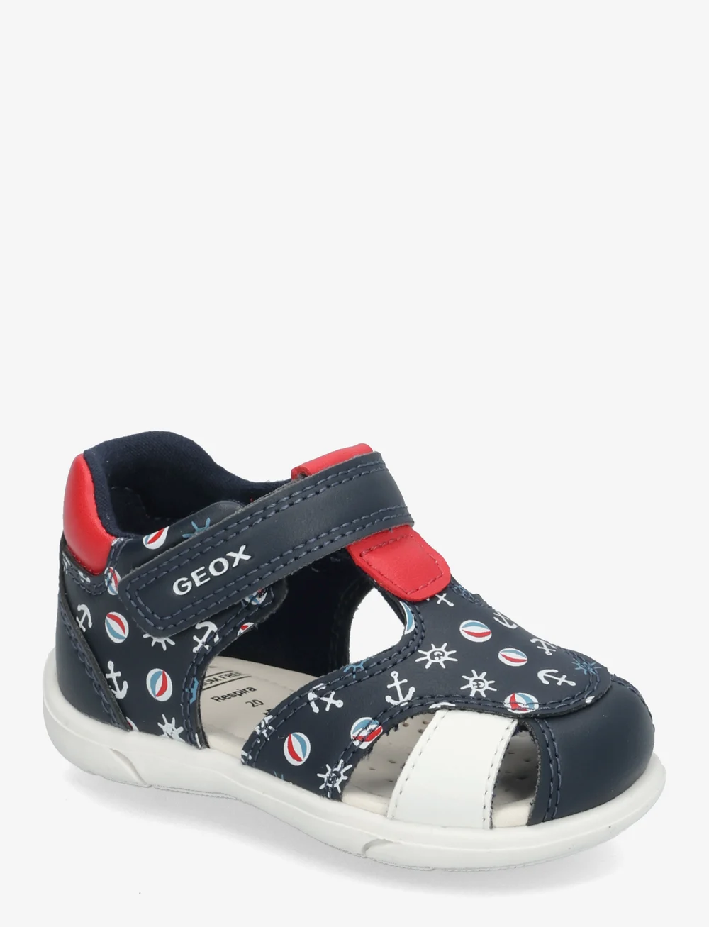GEOX - B SANDAL ZAPITO BOY - sandaler - navy/red - 0