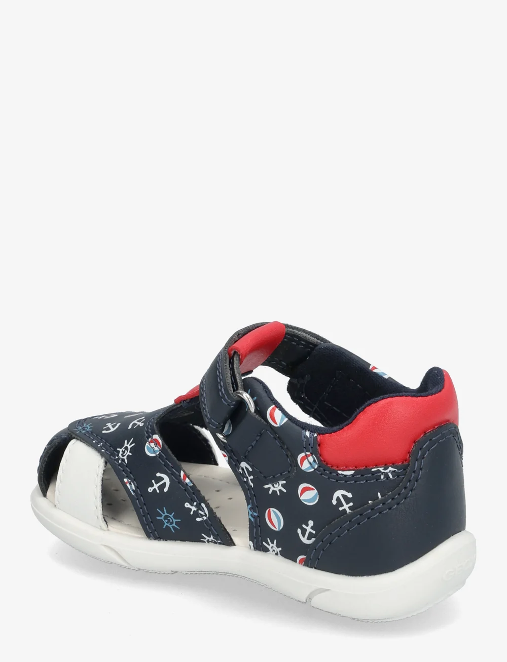 GEOX - B SANDAL ZAPITO BOY - sandaler - navy/red - 2