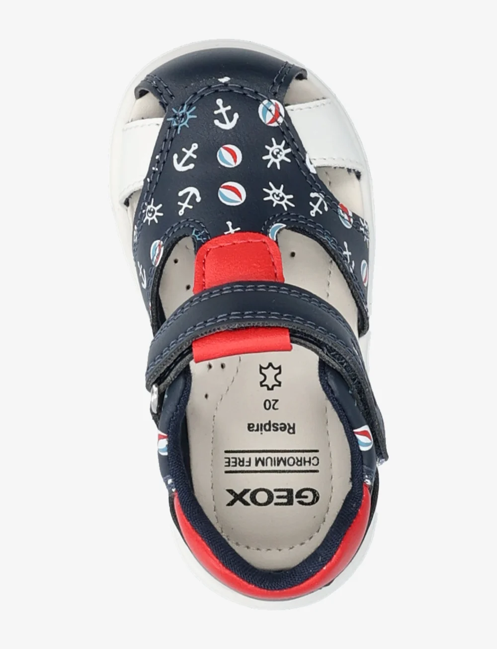 GEOX - B SANDAL ZAPITO BOY - sandaler - navy/red - 3