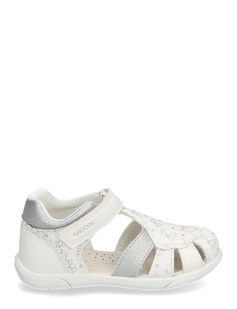 GEOX - B SANDAL ZAPITO GIRL - des sandales - white/silver - 1