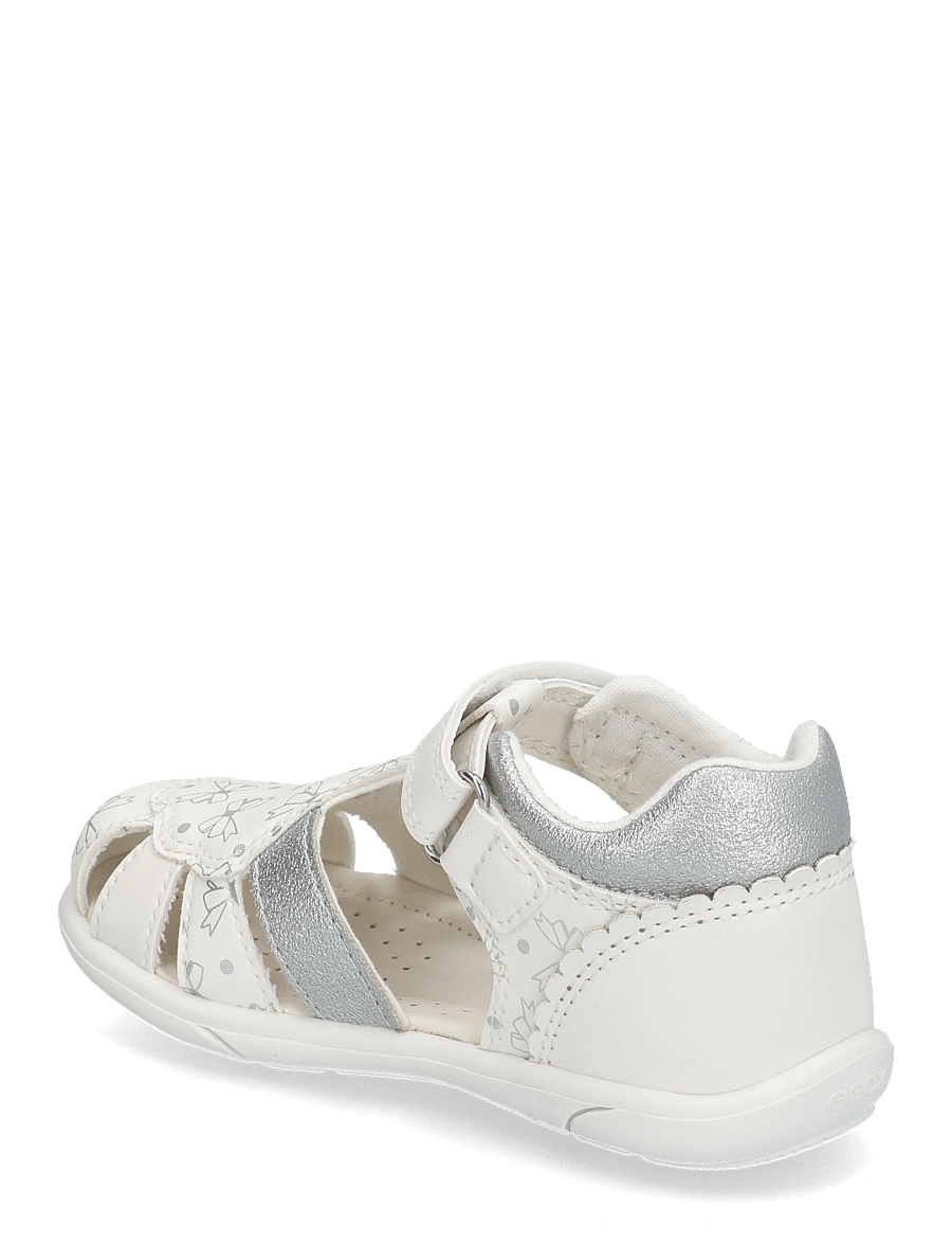 GEOX - B SANDAL ZAPITO GIRL - des sandales - white/silver - 2