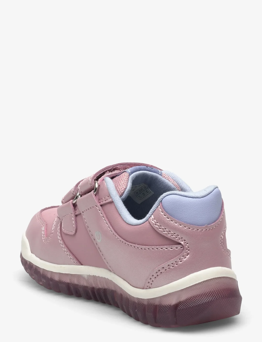 GEOX - B LIGHTYLOO GIRL B - blinkande sneakers - pink/ltblu - 2