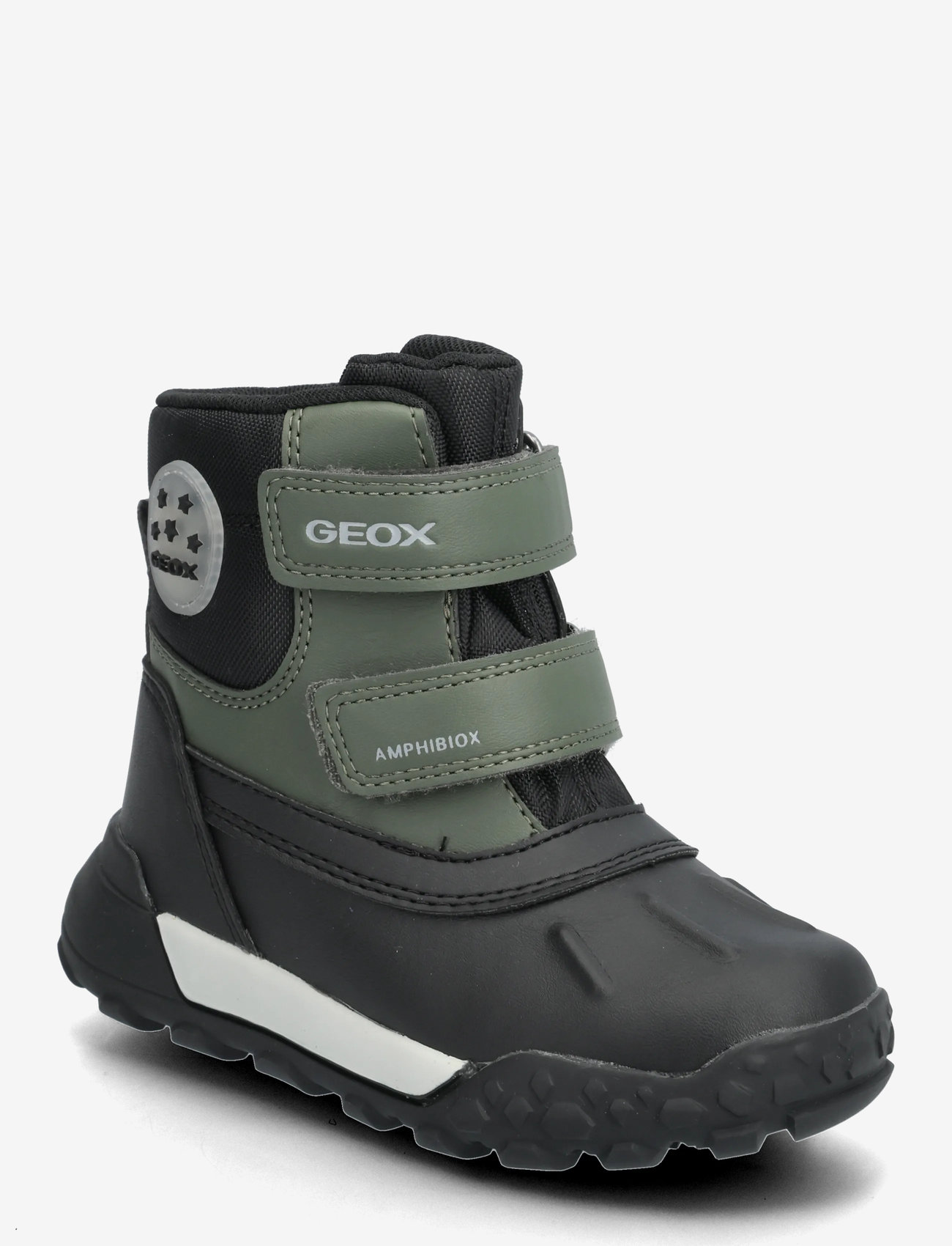 GEOX - B TREKKYUP BOY B ABX - vinterstövlar - green/blk - 0
