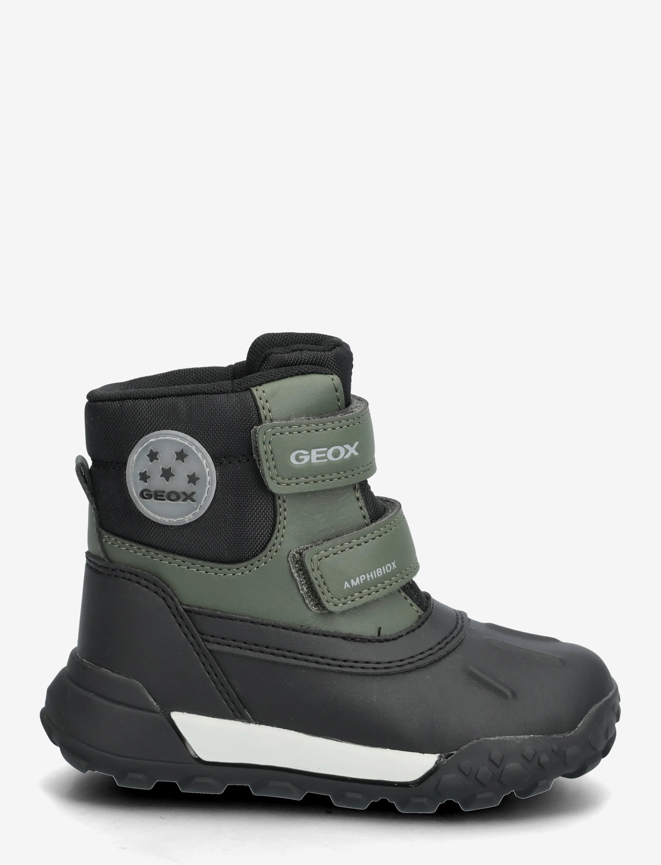 GEOX - B TREKKYUP BOY B ABX - vinterstövlar - green/blk - 1