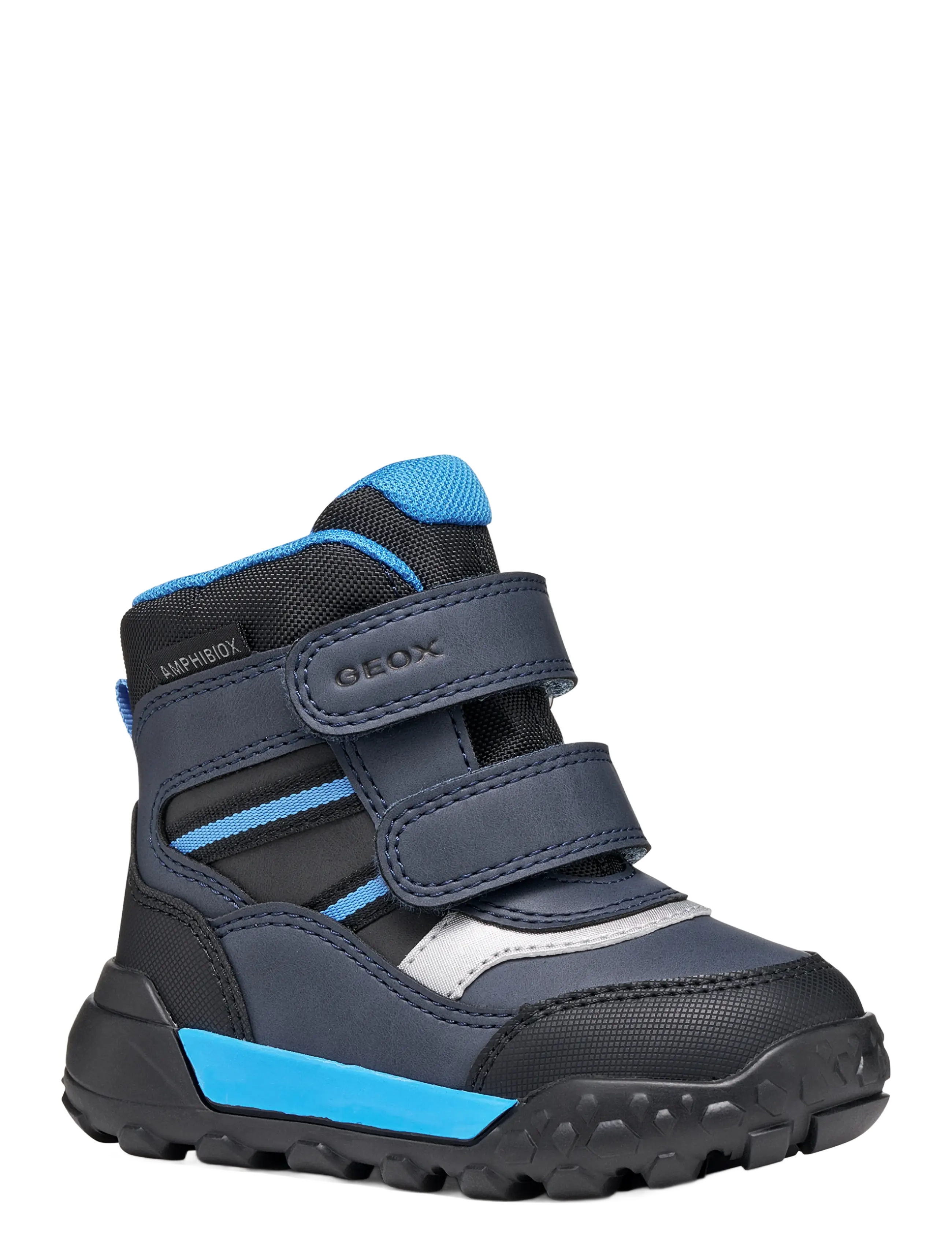 GEOX B Trekkyup Boy B Abx, Kinder Klettverschluss Winterstiefel, Schwarz, Gr.23