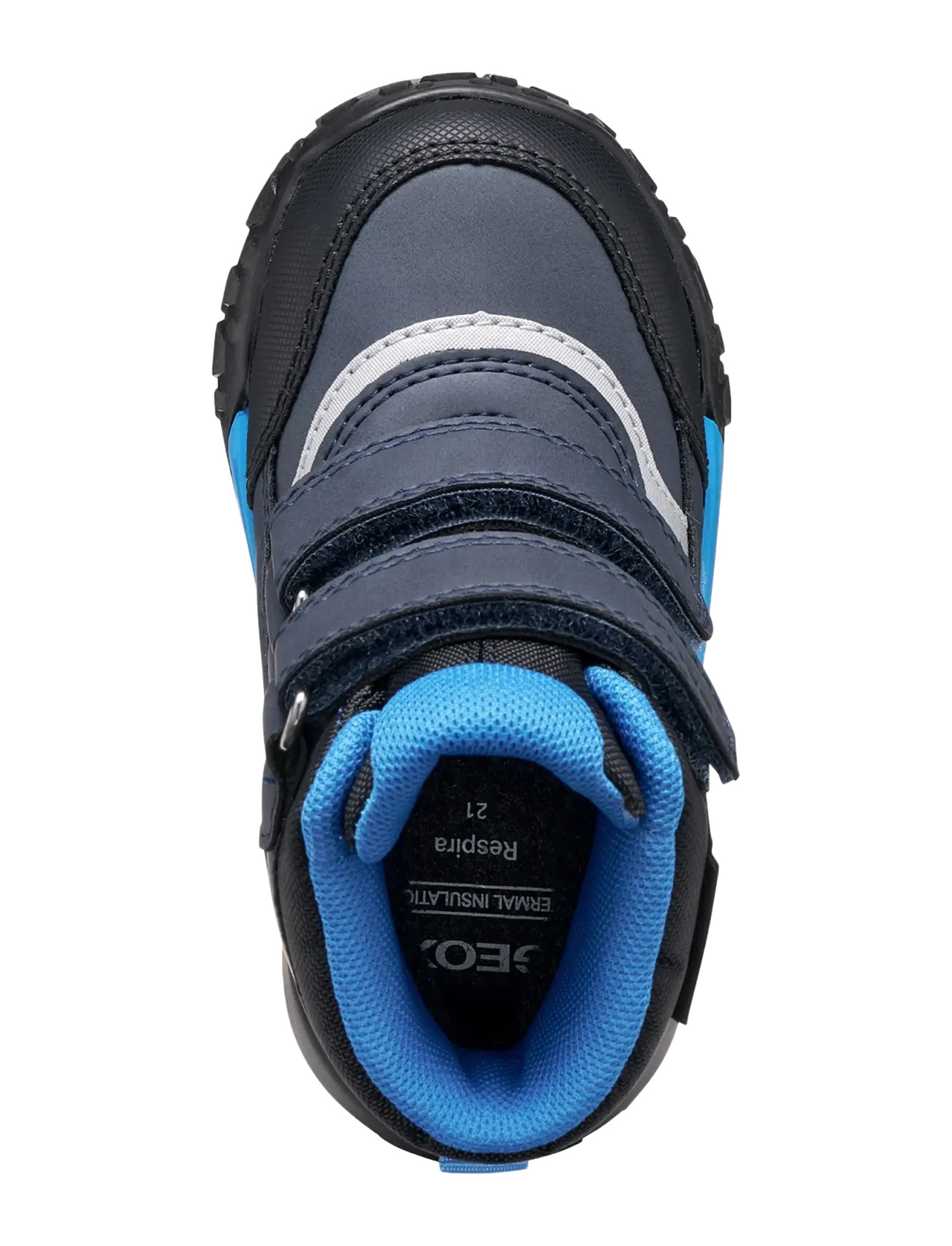 GEOX - B TREKKYUP BOY B ABX - winterstiefel - black/light blue - 1