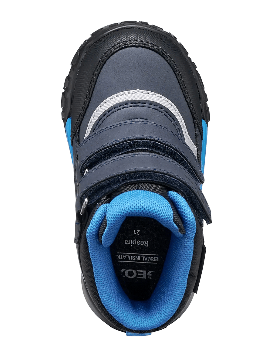 GEOX - B TREKKYUP BOY B ABX - winterstiefel - black/light blue - 1