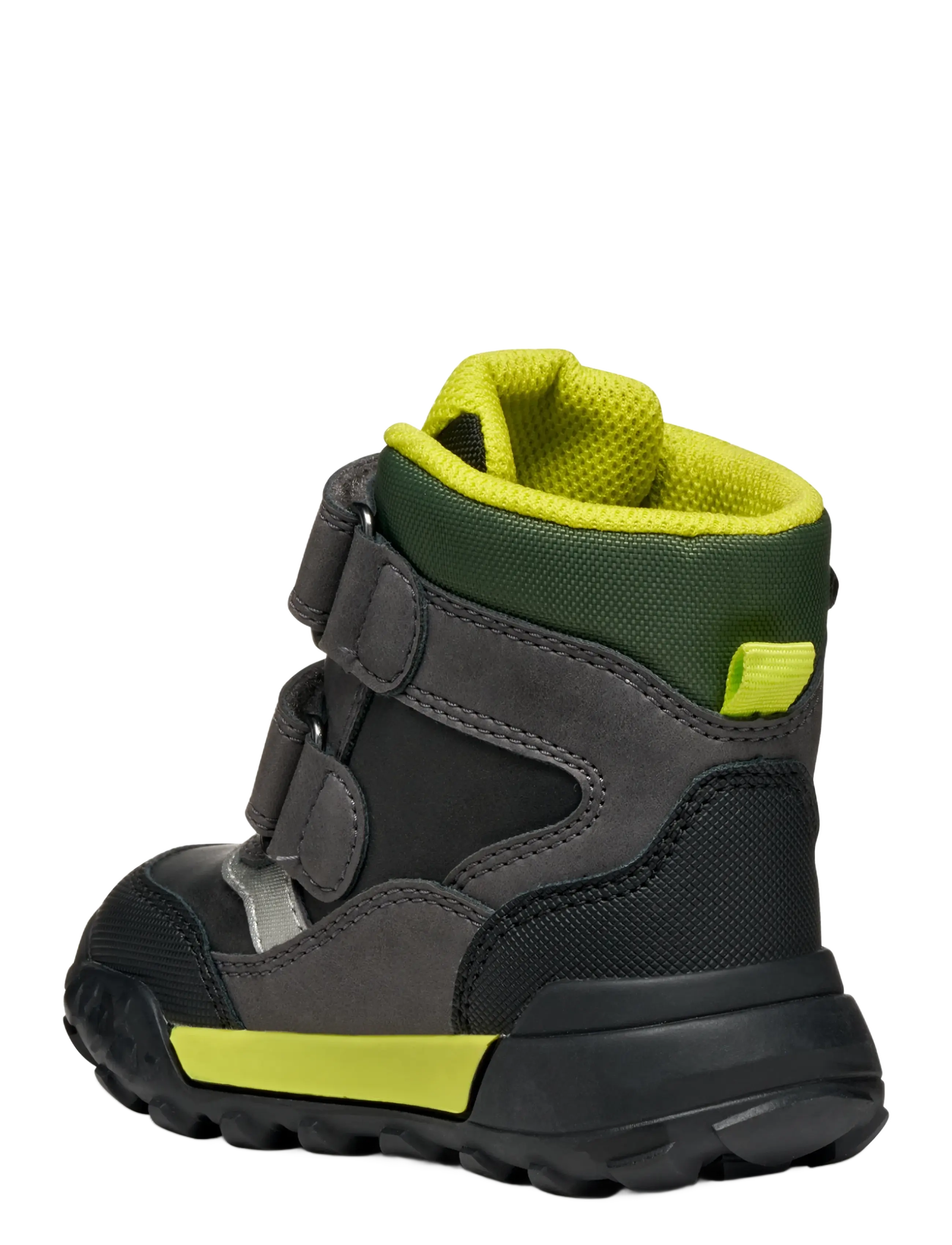 GEOX - B TREKKYUP BOY B ABX - winter boots - black/fluo green - 1