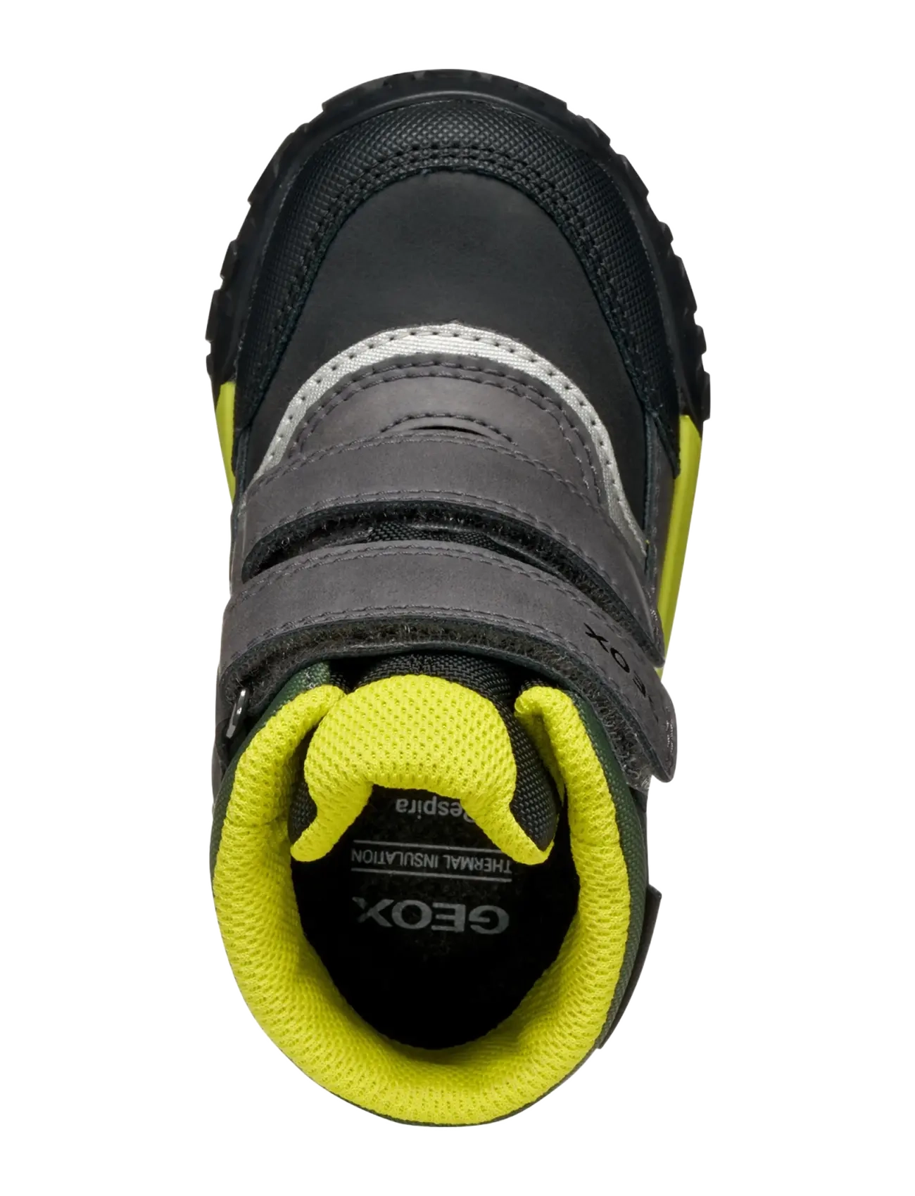 GEOX - B TREKKYUP BOY B ABX - winter boots - black/fluo green - 2