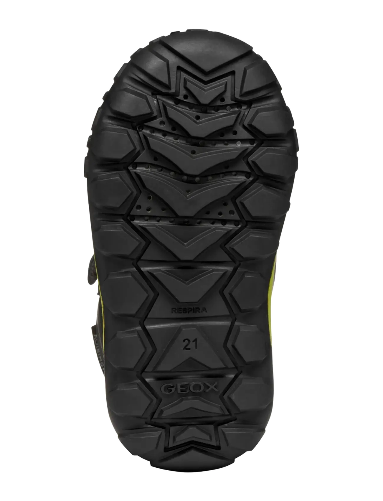 GEOX - B TREKKYUP BOY B ABX - winter boots - black/fluo green - 3