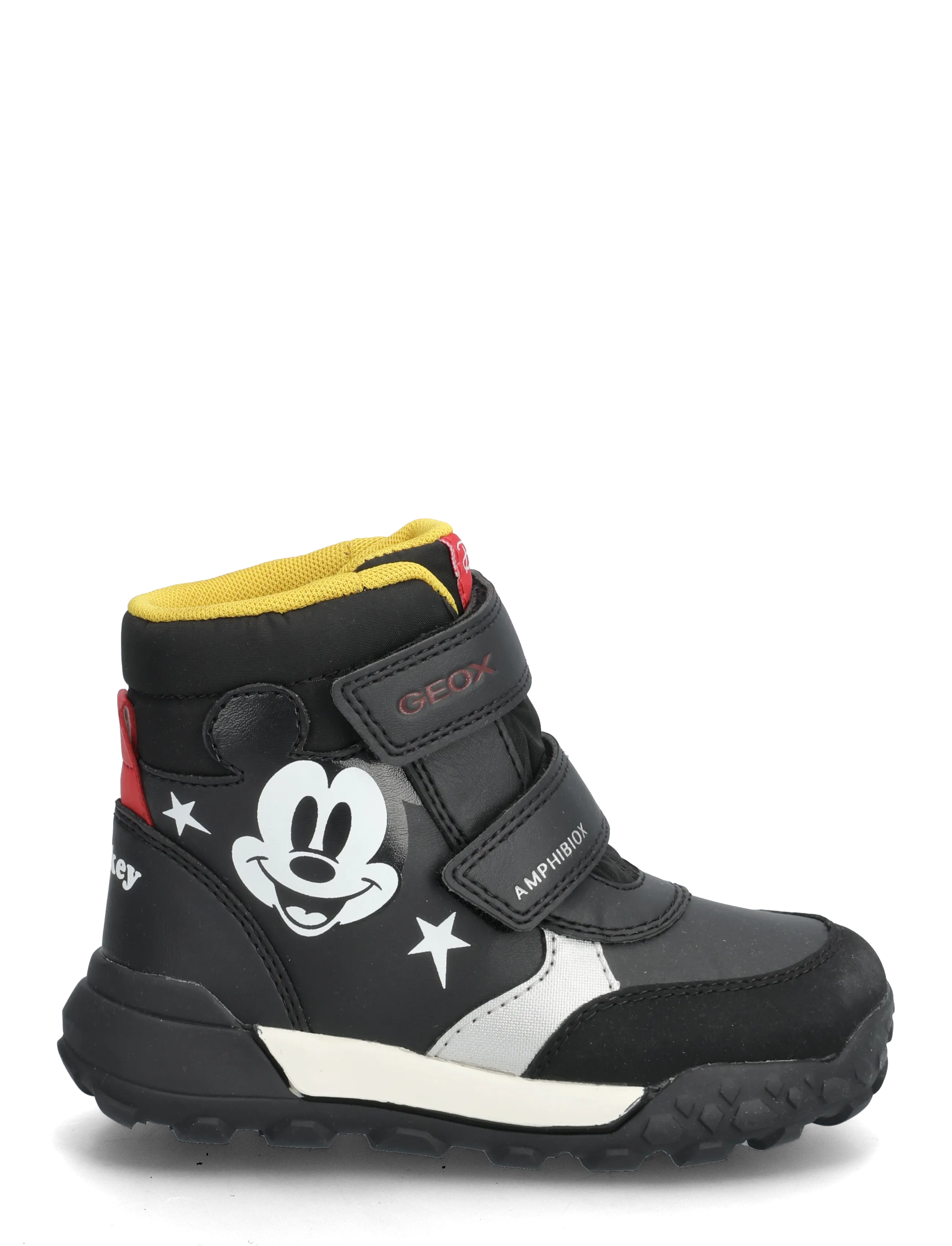 GEOX - B TREKKYUP BOY B ABX - støvler - black red - 1