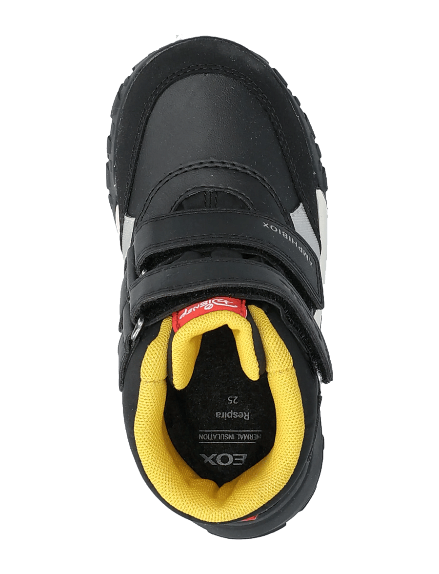 GEOX - B TREKKYUP BOY B ABX - hoher schnitt - black red - 3
