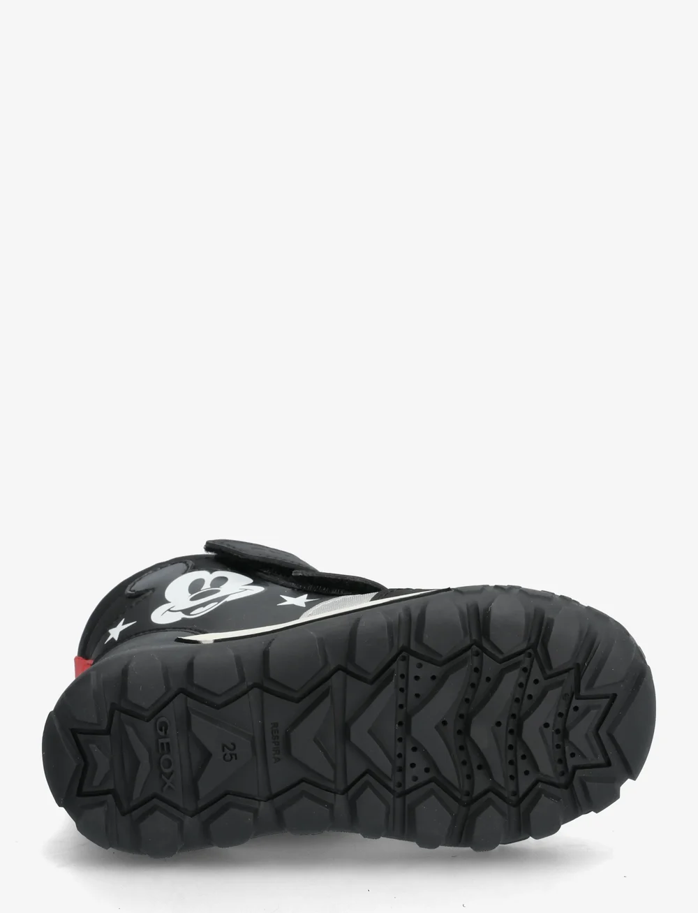 GEOX - B TREKKYUP BOY B ABX - hoher schnitt - black red - 4