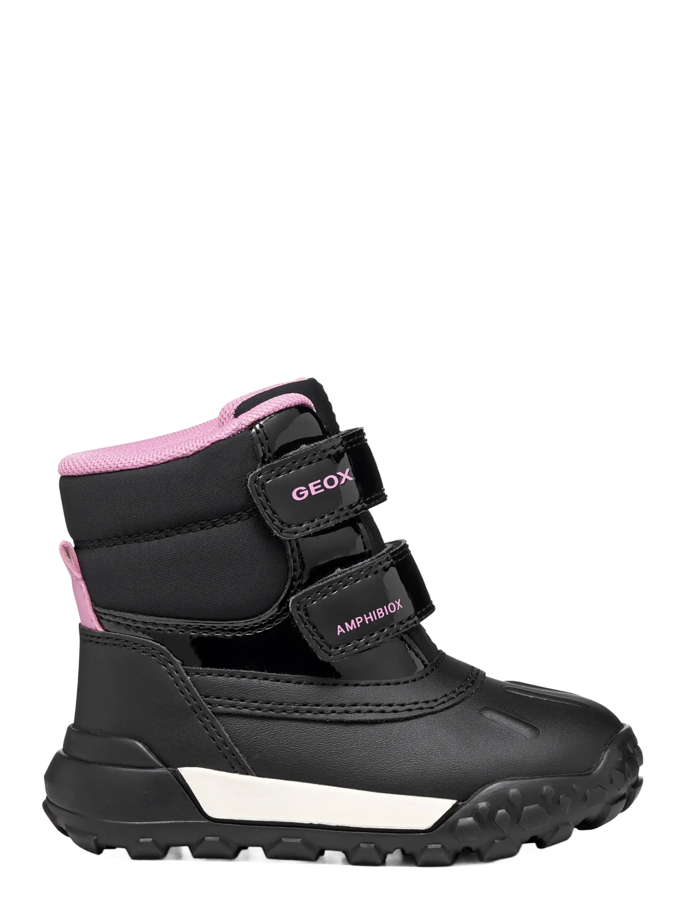 GEOX B TREKKYUP GIRL B AB - Inspiration - BLACK/DARK PINK / black