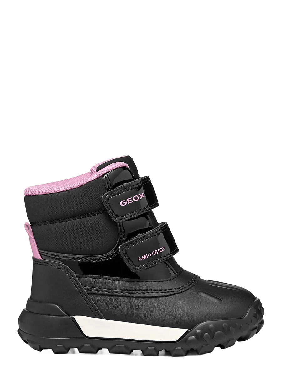 GEOX - B TREKKYUP GIRL B AB - baby-schuhe - black/dark pink - 0