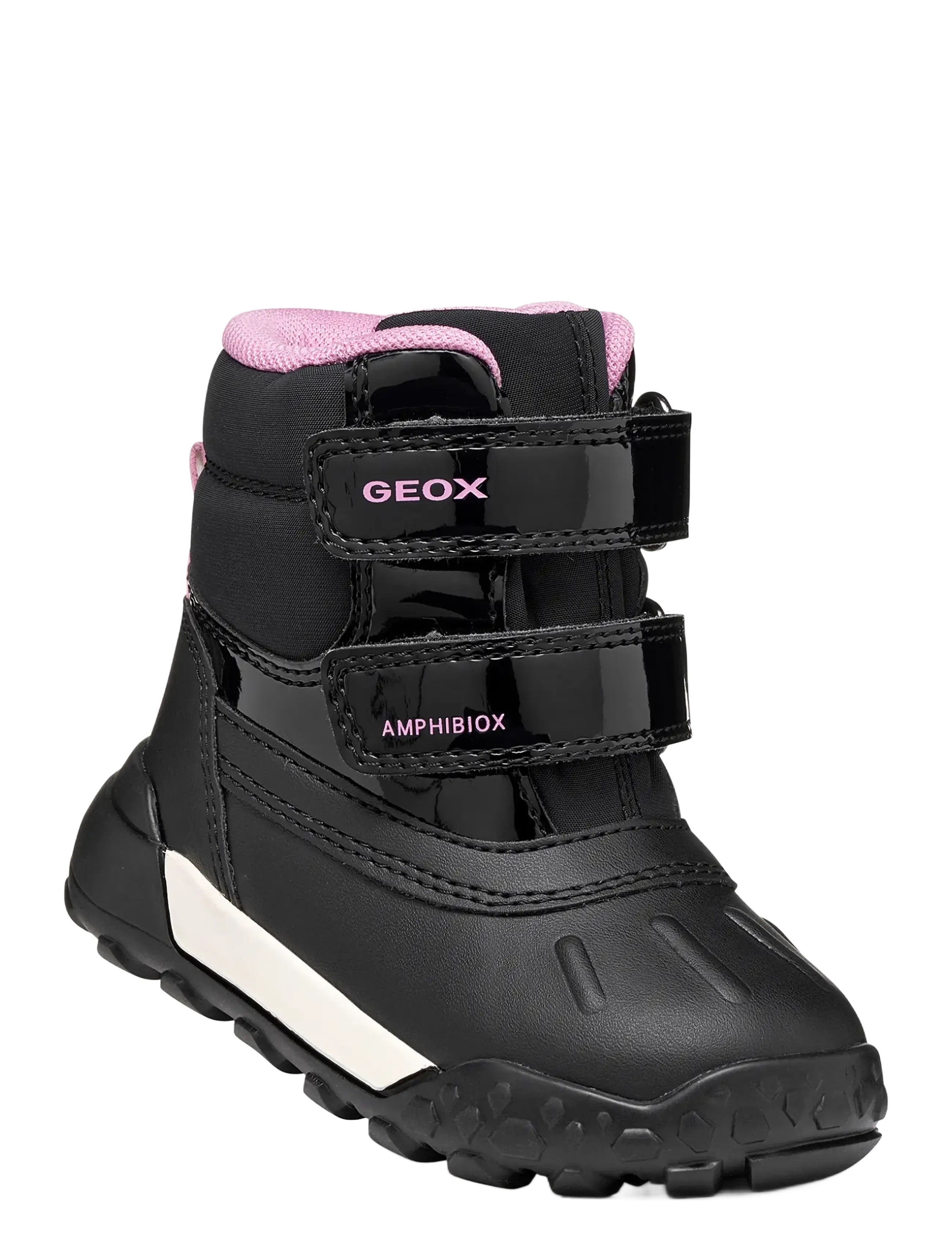 GEOX - B TREKKYUP GIRL B AB - baby-schuhe - black/dark pink - 2