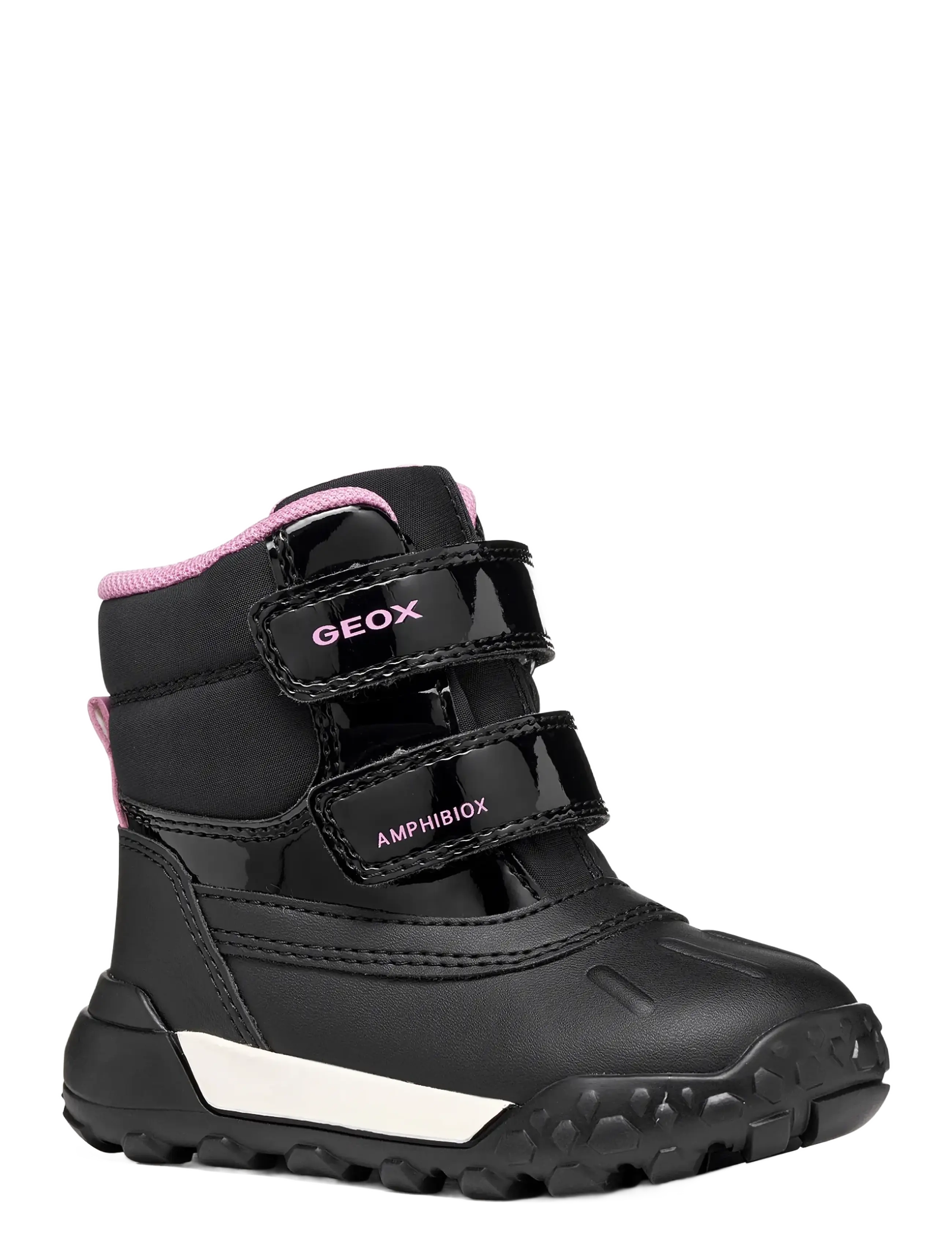 GEOX - B TREKKYUP GIRL B AB - baby-schuhe - black/dark pink - 3