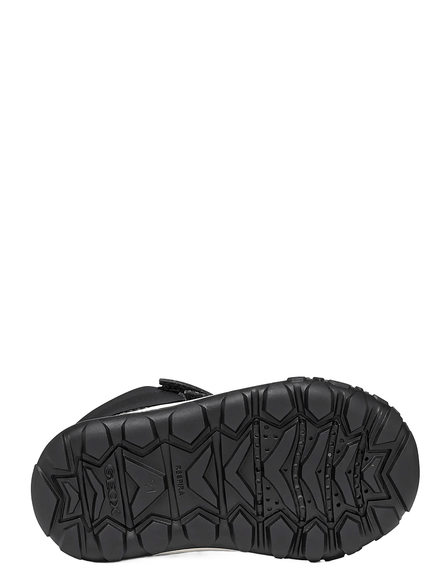 GEOX - B TREKKYUP GIRL B AB - baby-schuhe - black/dark pink - 4