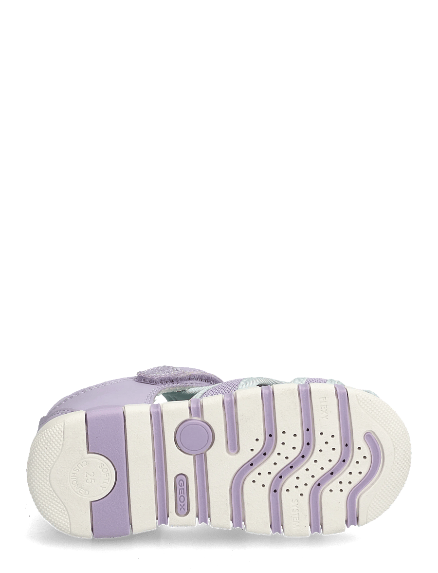 GEOX - B SANDAL IUPIDOO GIR - lauflernschuhe - lilac - 4