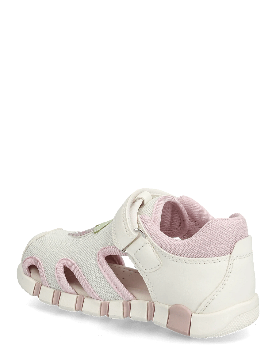 GEOX - B SANDAL IUPIDOO GIR - lära-gå-skor - white/pink - 1