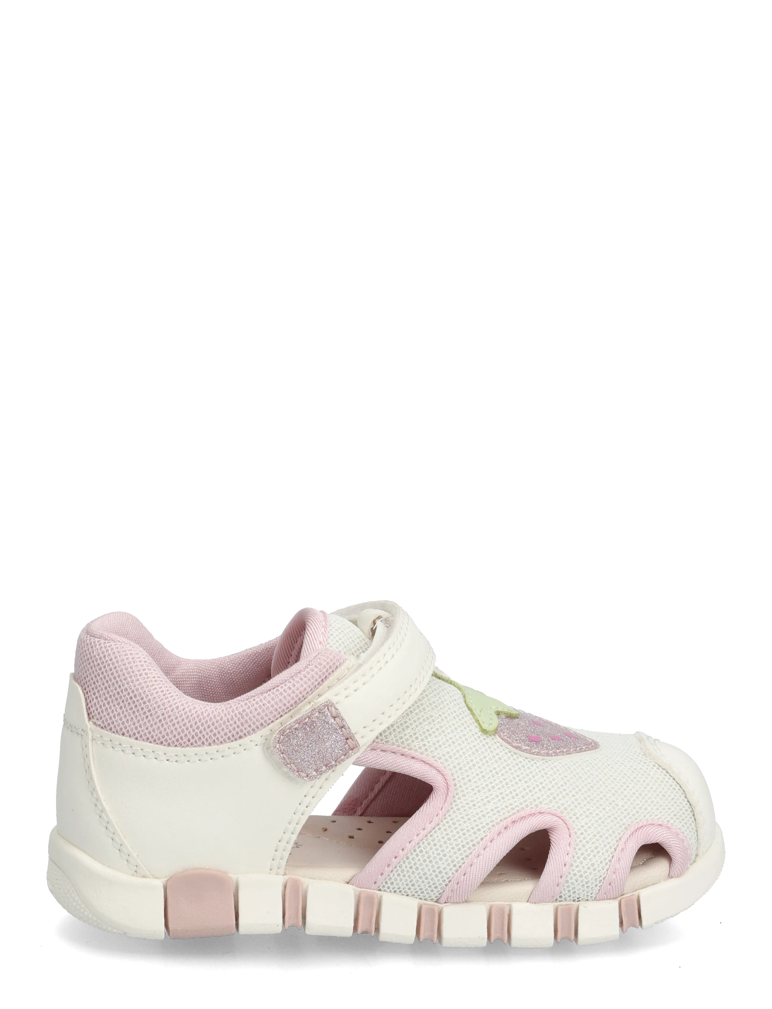 GEOX - B SANDAL IUPIDOO GIR - lära-gå-skor - white/pink - 2