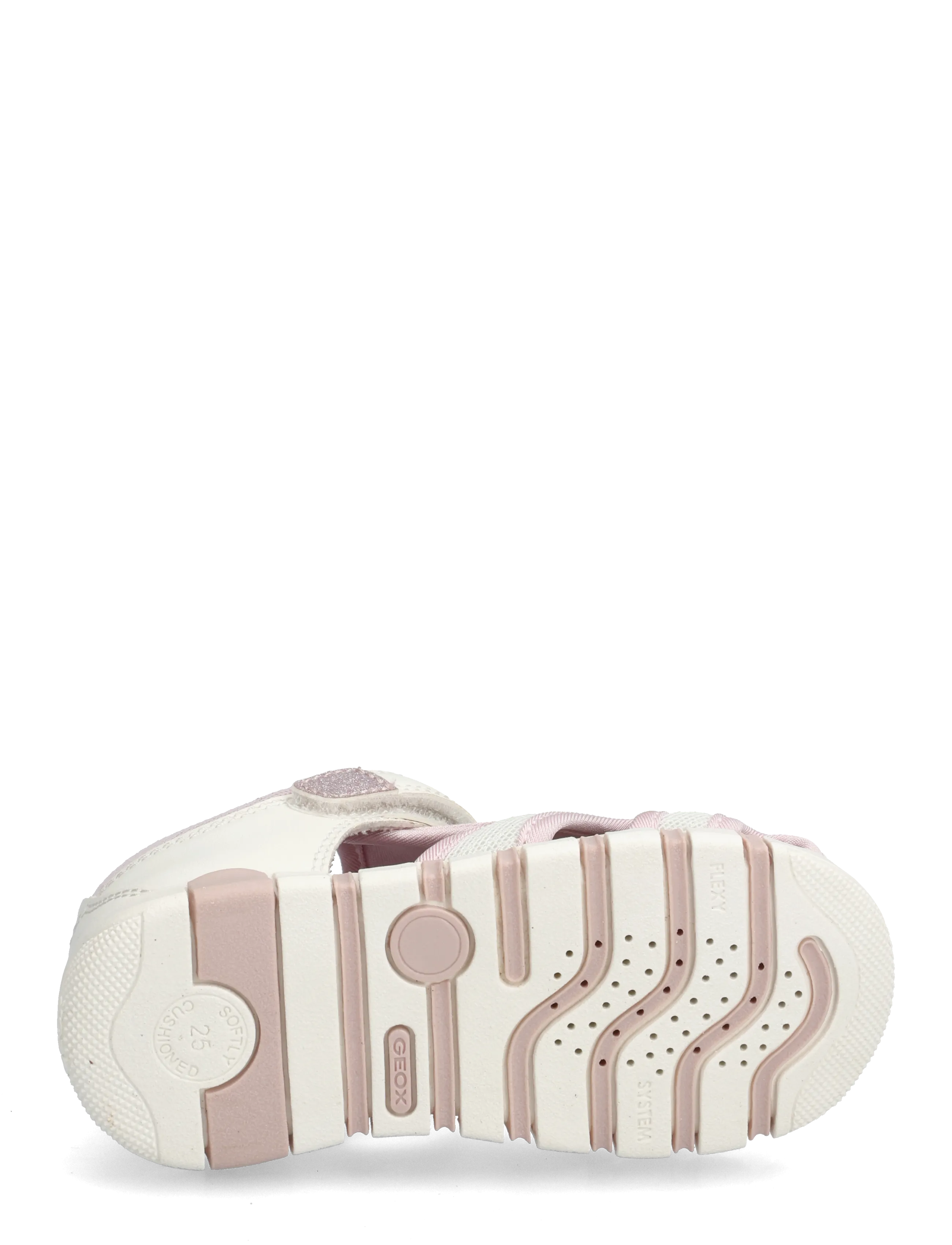 GEOX - B SANDAL IUPIDOO GIR - lära-gå-skor - white/pink - 4