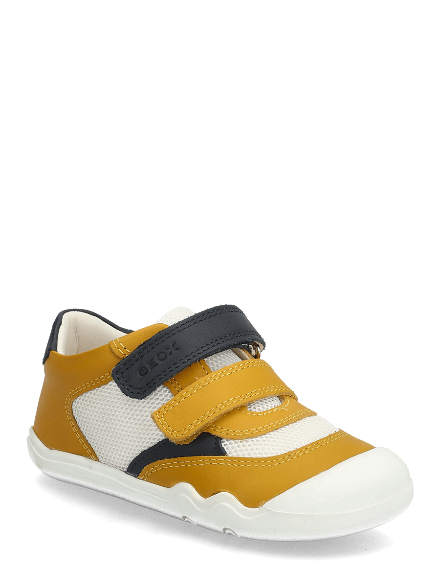 GEOX - B STEPPIEUP BOY A - niedriger schnitt - ochreyellow/navy - 0