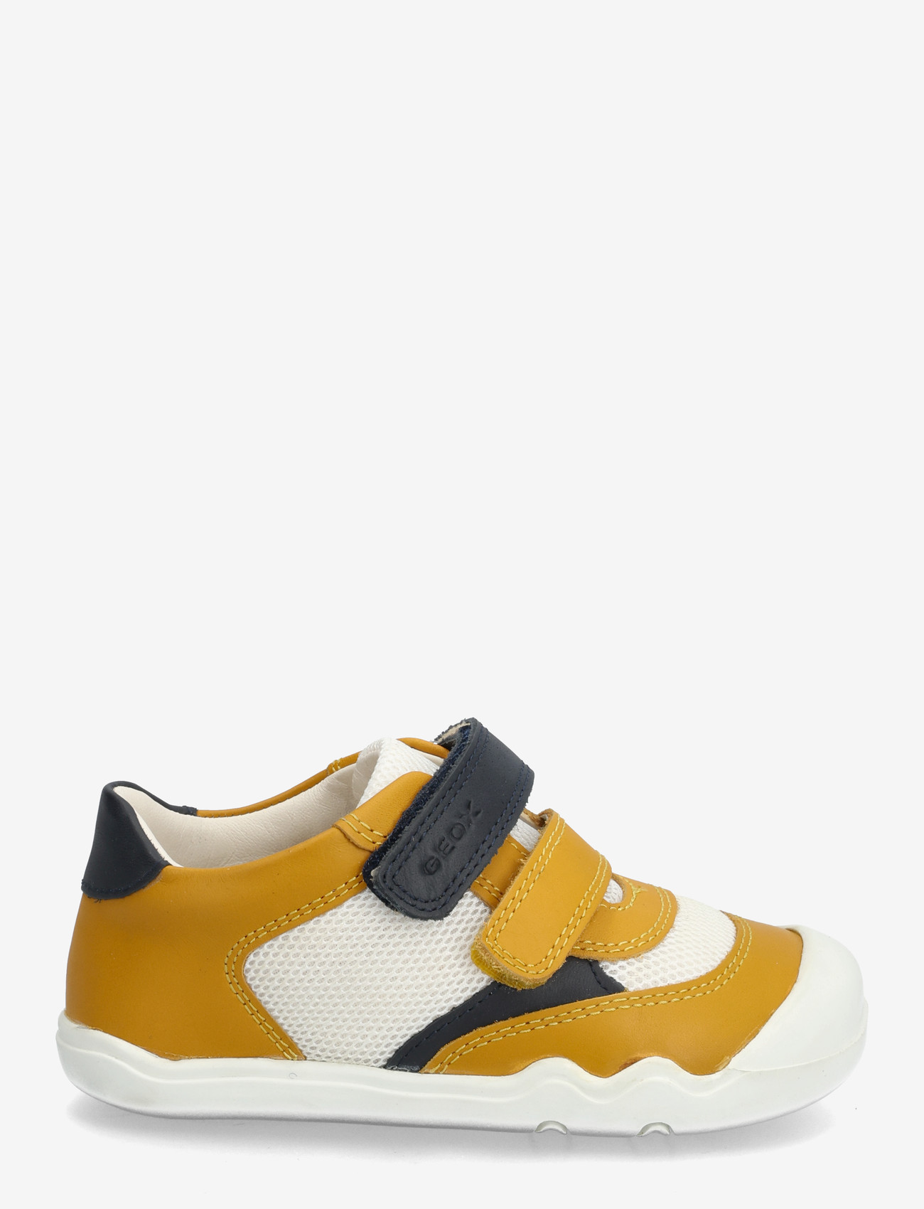 GEOX - B STEPPIEUP BOY A - low tops - ochreyellow/navy - 1