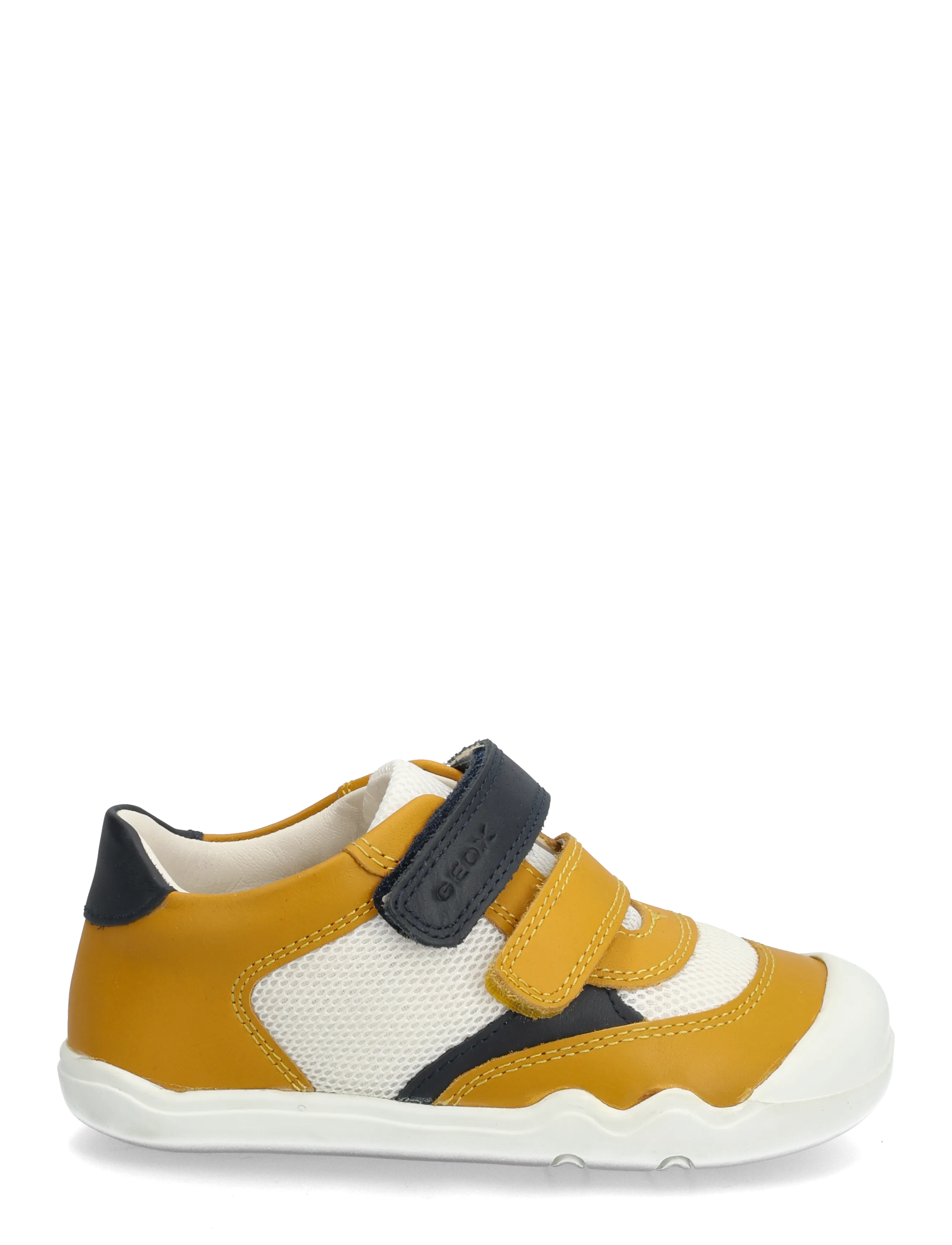 GEOX - B STEPPIEUP BOY A - niedriger schnitt - ochreyellow/navy - 1
