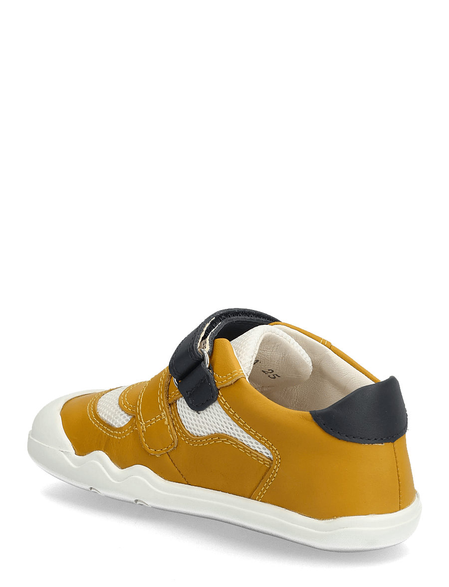 GEOX - B STEPPIEUP BOY A - niedriger schnitt - ochreyellow/navy - 2