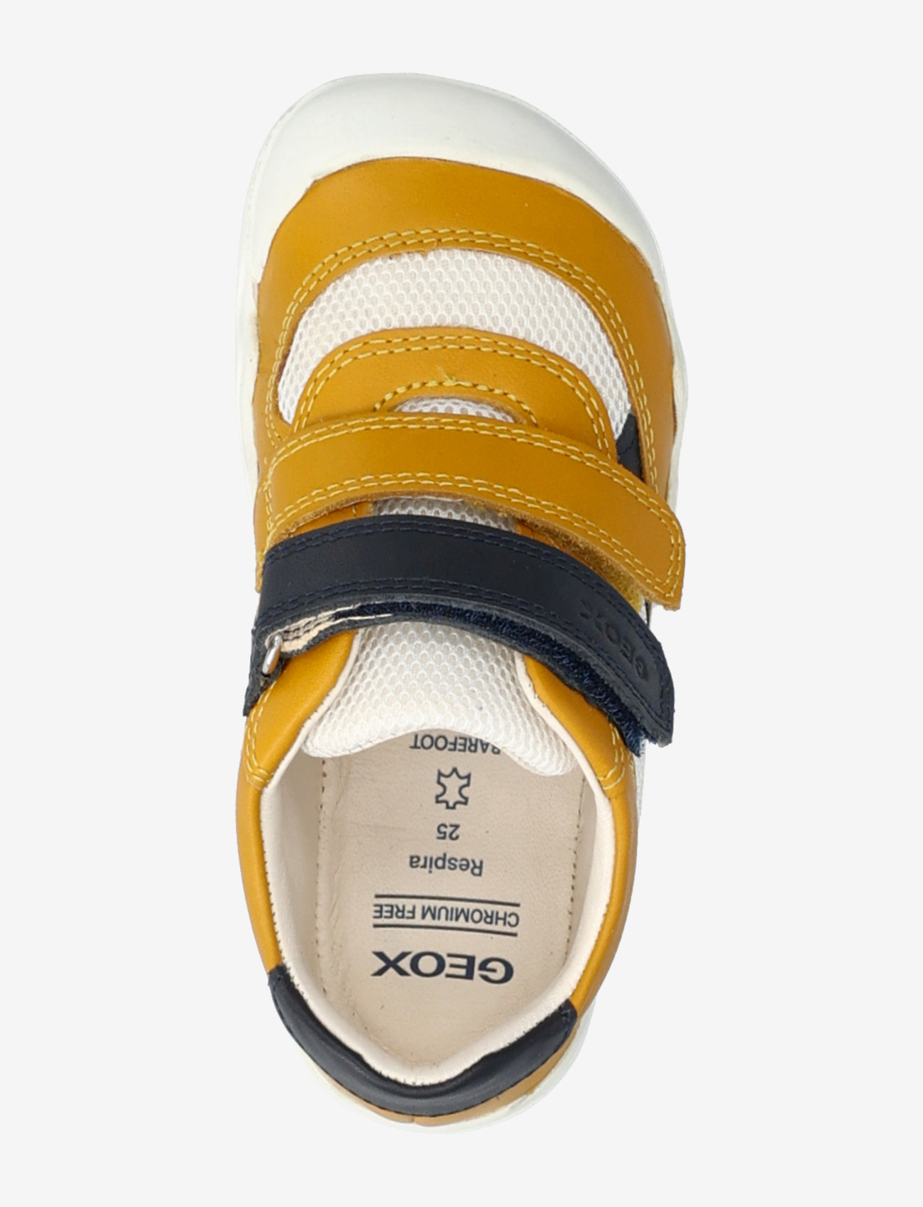 GEOX - B STEPPIEUP BOY A - low tops - ochreyellow/navy - 3