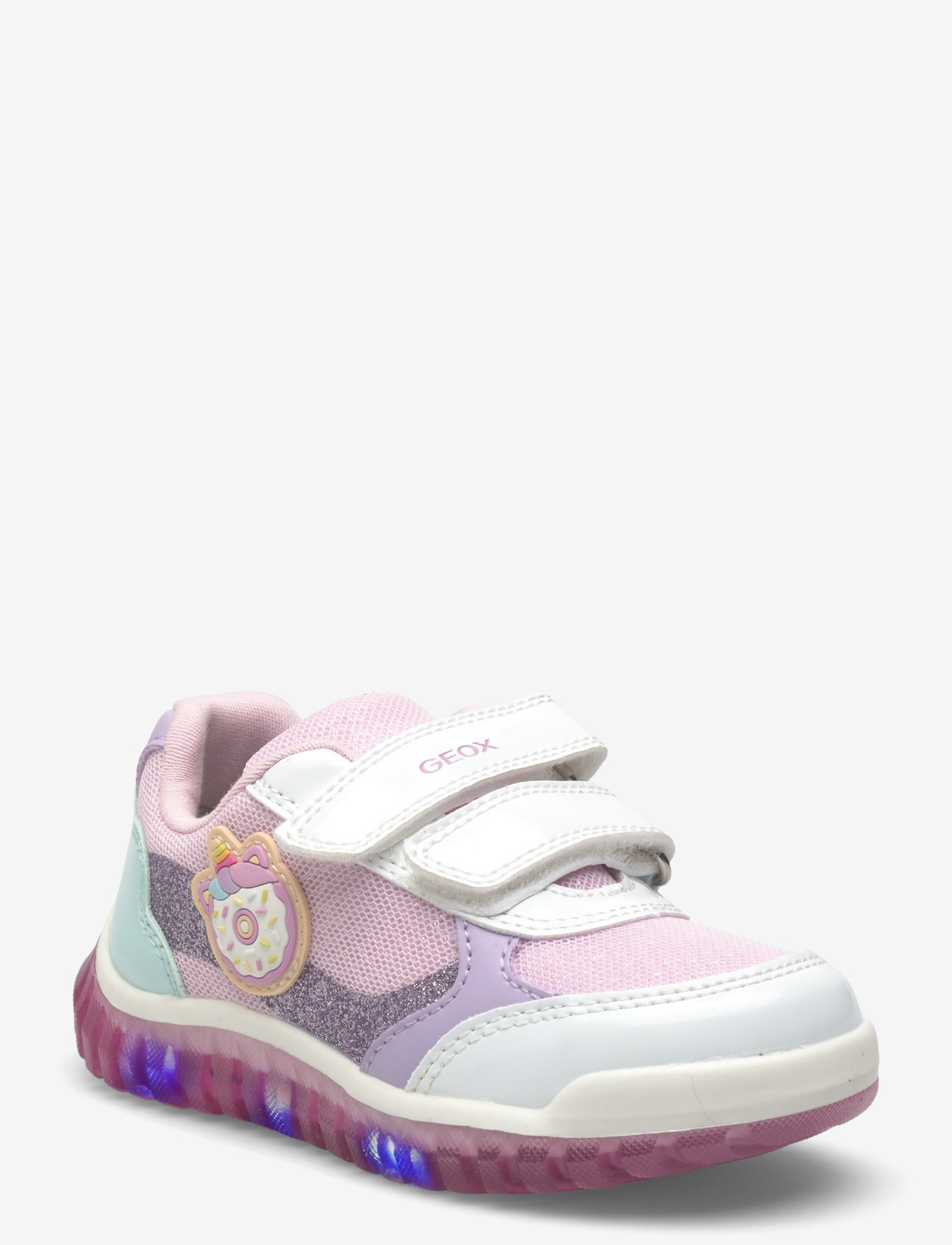 GEOX - B LIGHTYLOO GIRL A - niedriger schnitt - white/pink - 0
