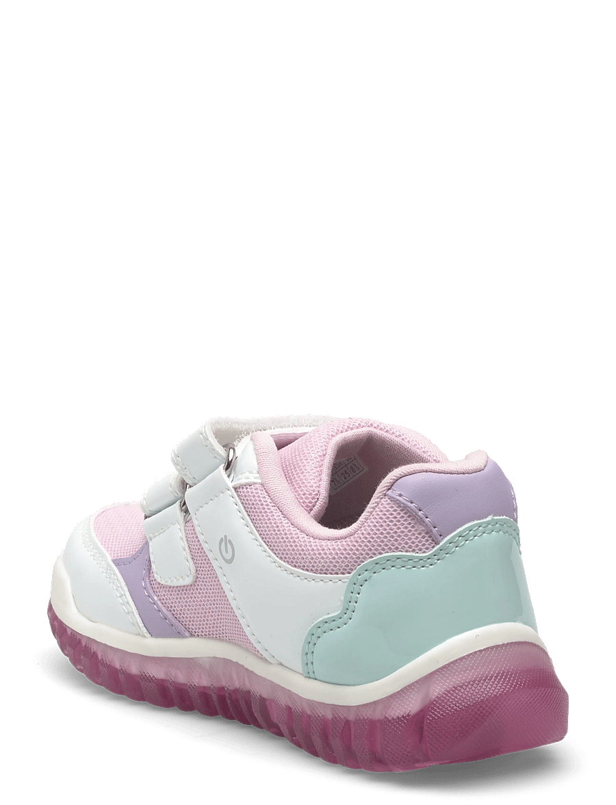 GEOX - B LIGHTYLOO GIRL A - kõrge säärega tossud - white/pink - 2