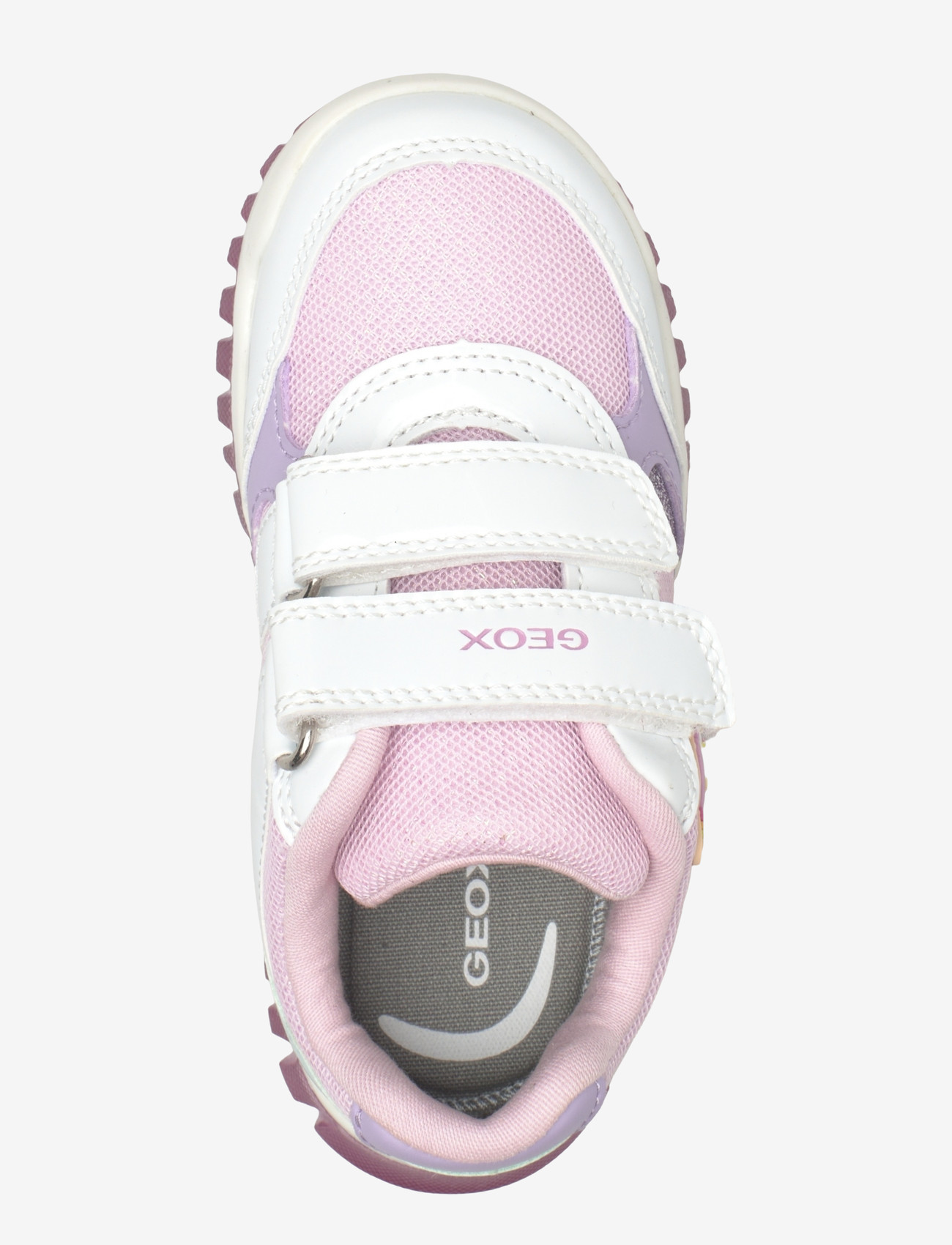 GEOX - B LIGHTYLOO GIRL A - niedriger schnitt - white/pink - 3